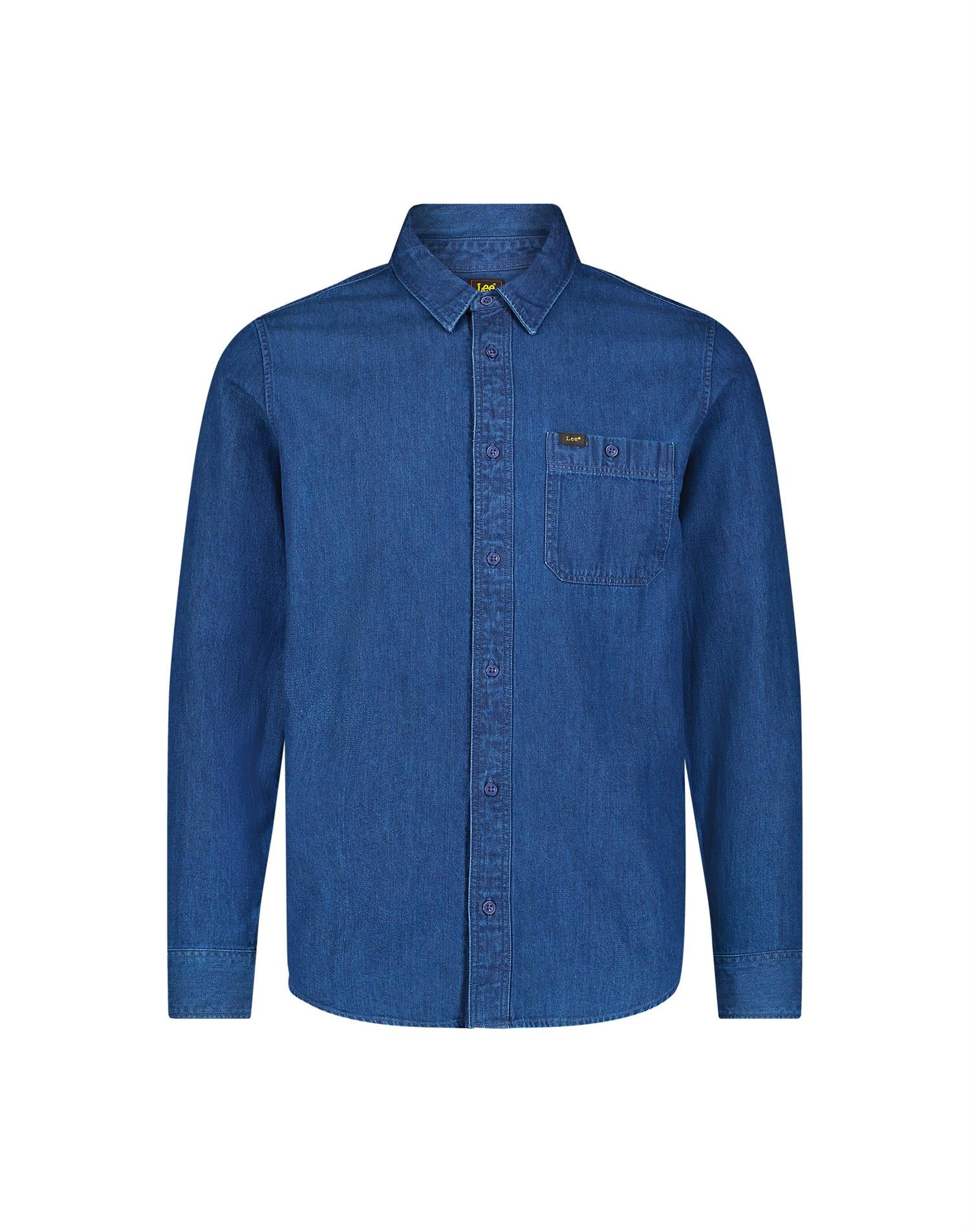 LEESURE SHIRT Inky Blue Wash