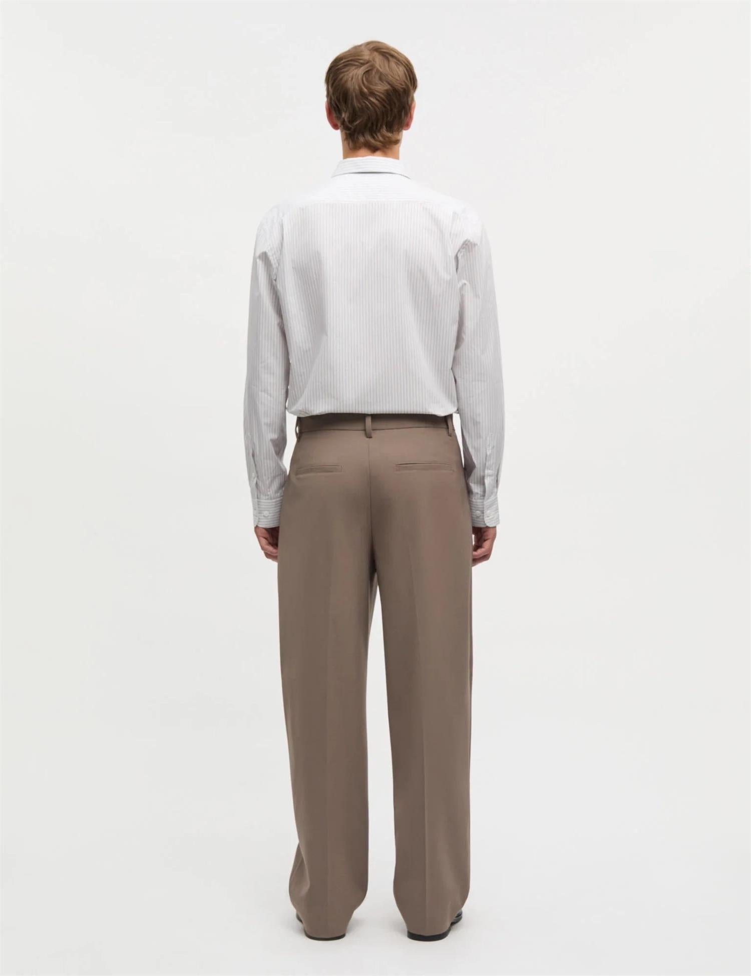 Dense Weave Henry Pants Walnut