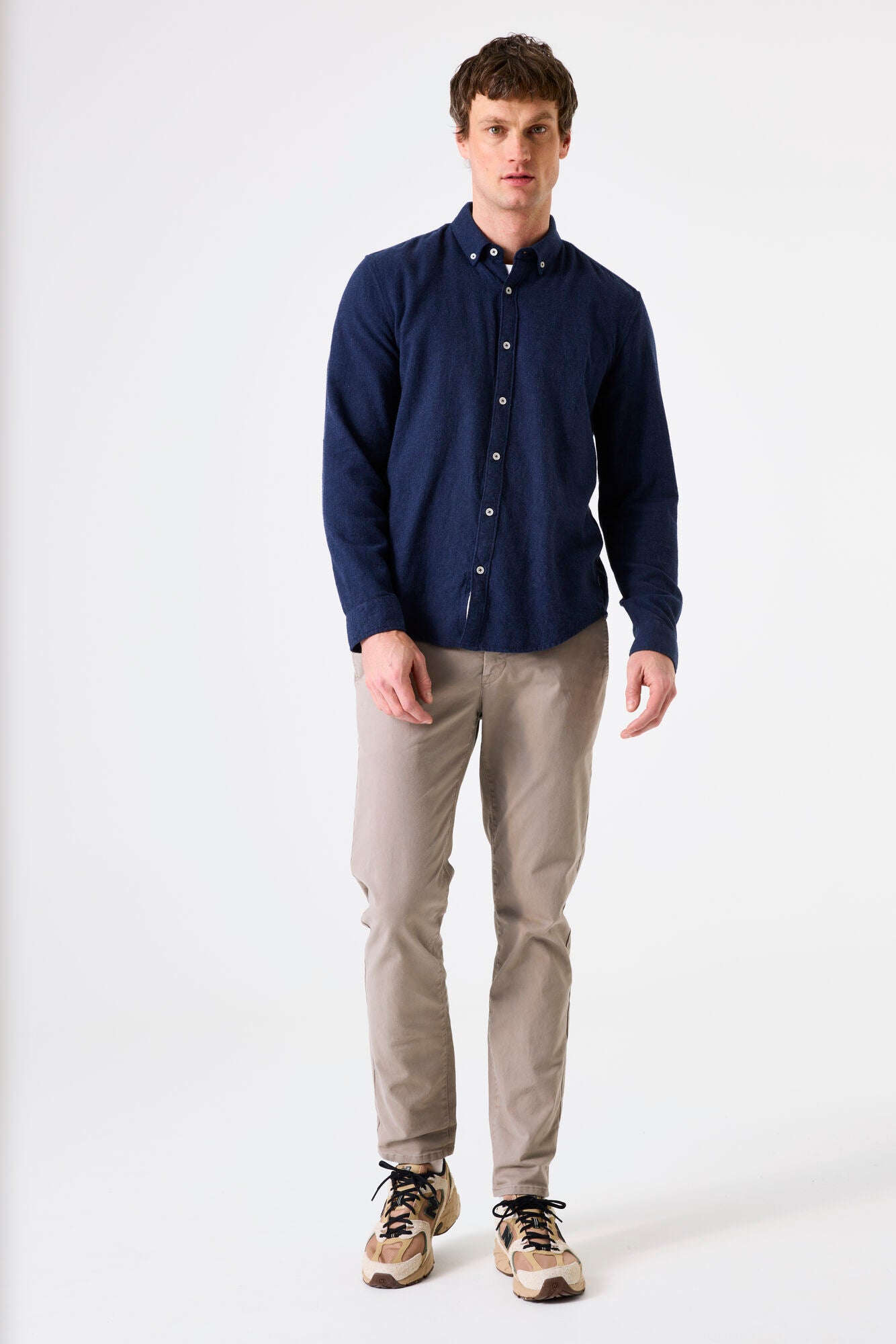 K51284 men´shirt LS Deep Ink