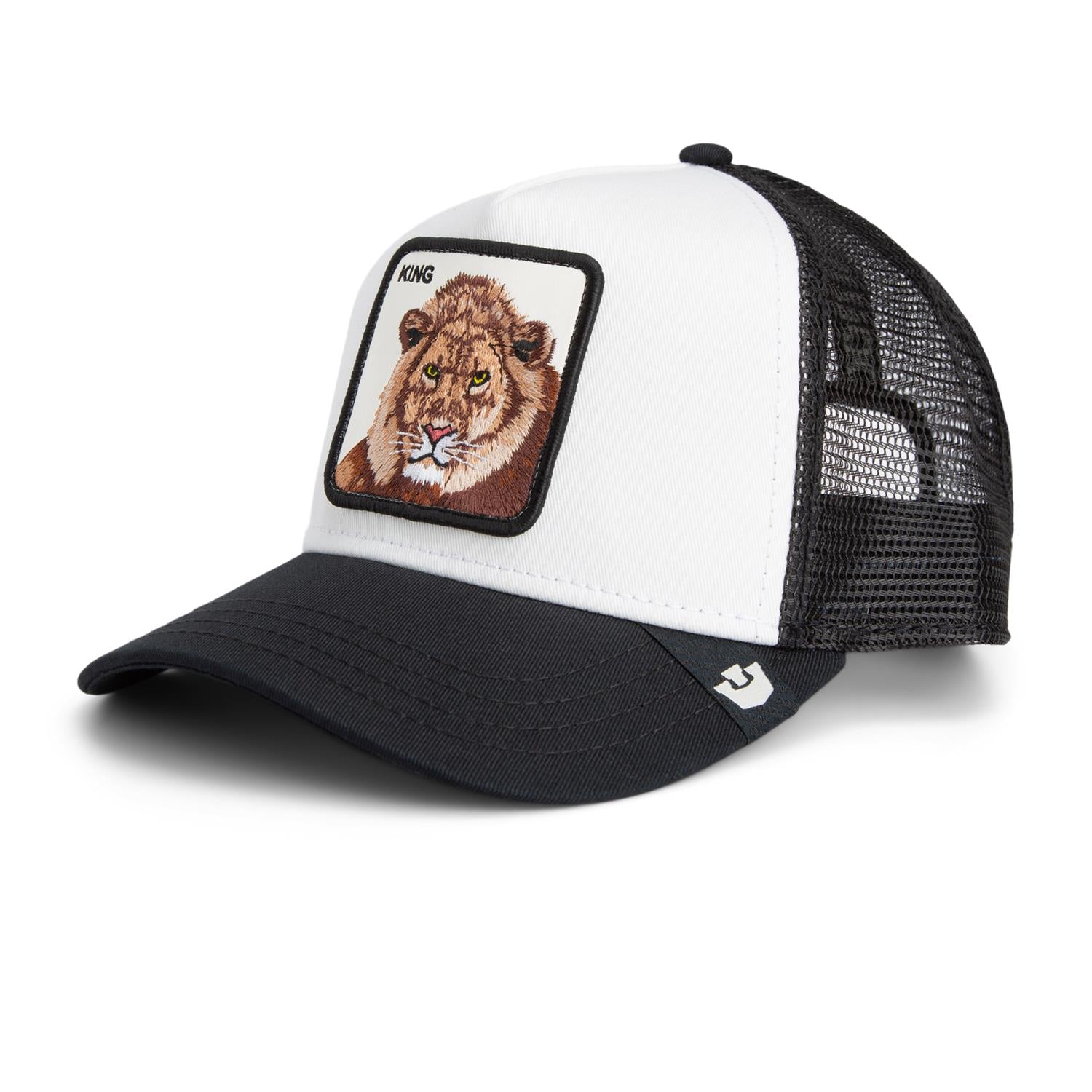 The King Lion Trucker Black White