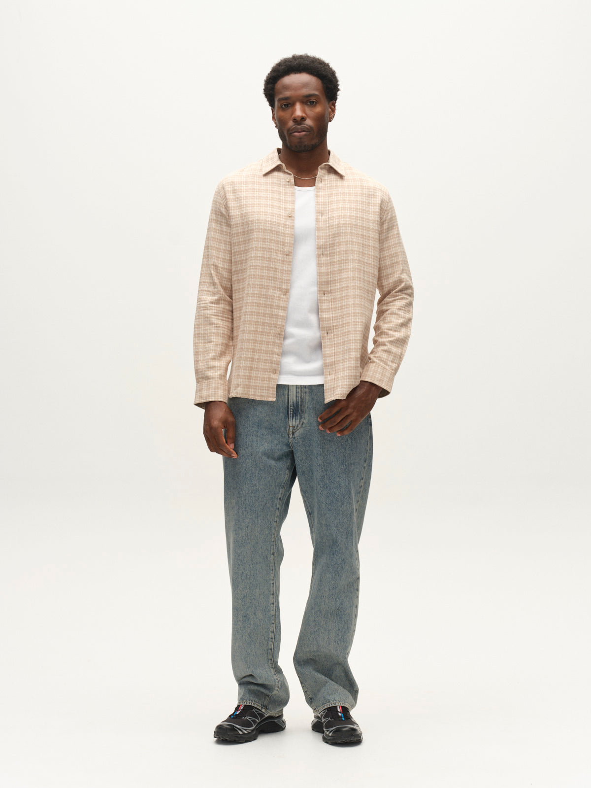 Gabsven Reg Tx2 Lsshirt Sand Crocker