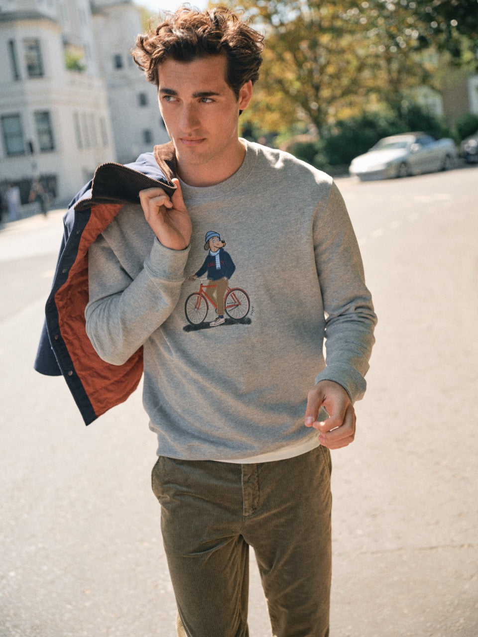 Mmgludvig Crew Sweat Grey Melange