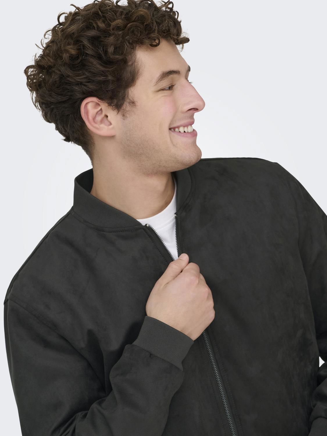 Onslucas Fake Suede Bomber Otw Noos Phantom