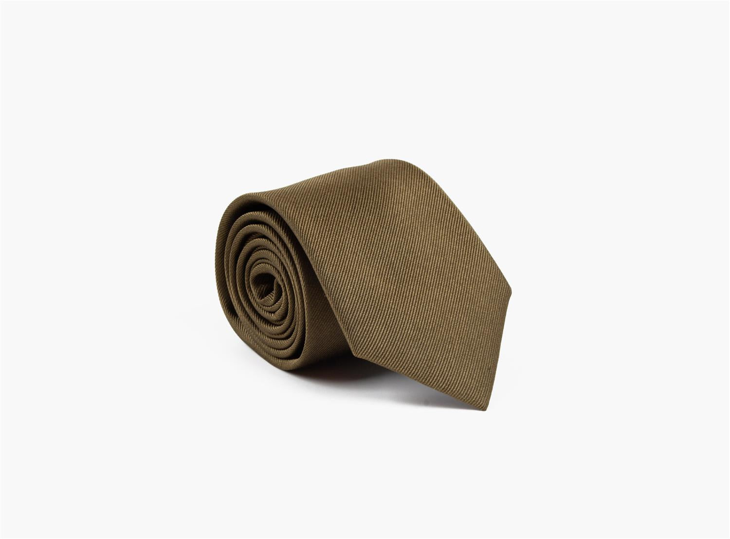 Basic 100% silke slips 7,6 cm 89 Olive