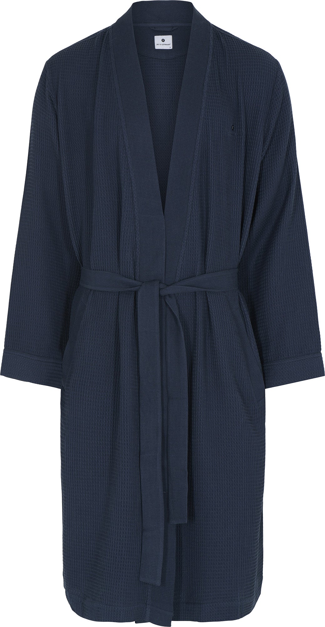 JBS of DK Wafflel Bathrobe FSC Navy