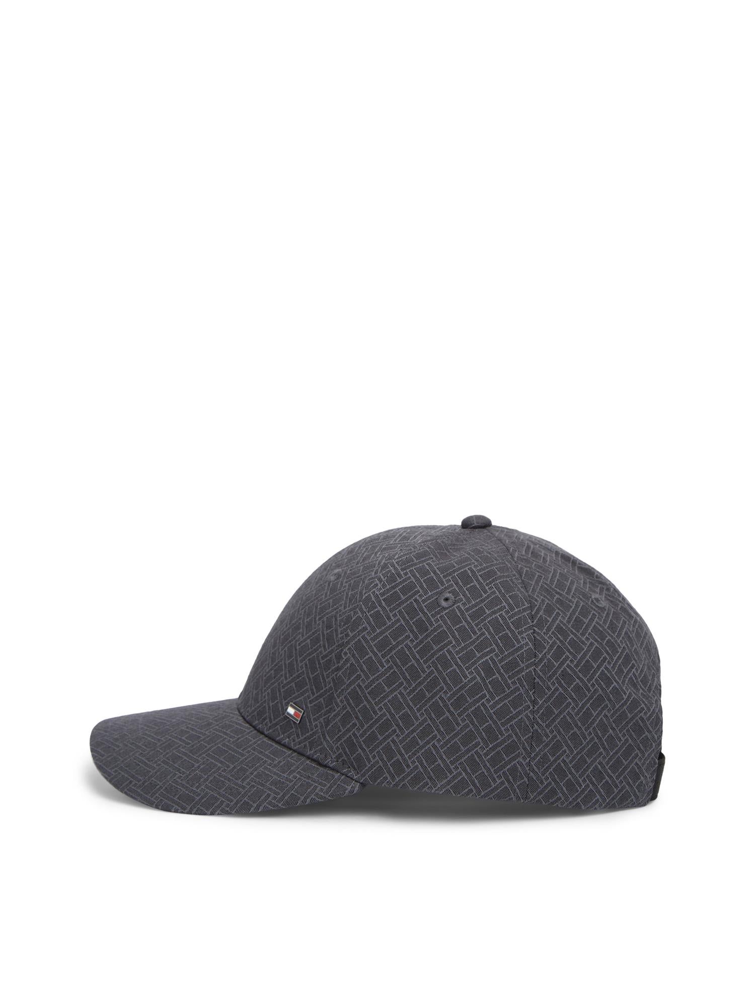 Th Flag Jacquard 6 Panel Cap Black