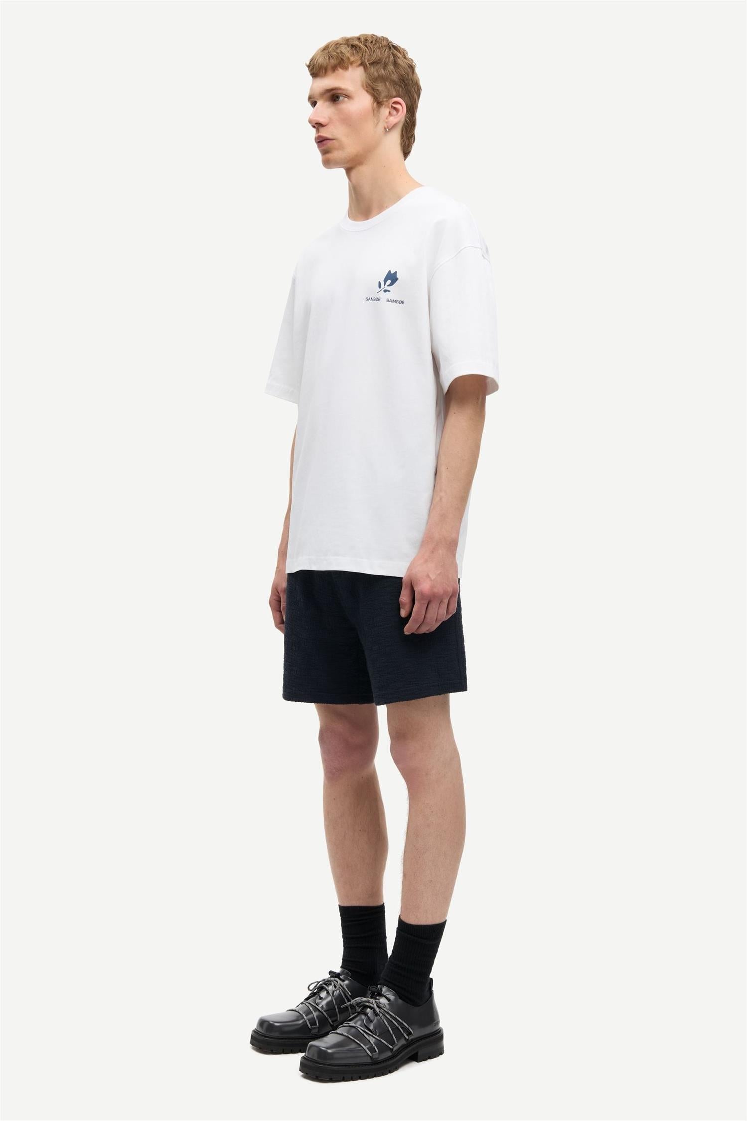 Sacohen T-Shirt 11725 Blue Stamp