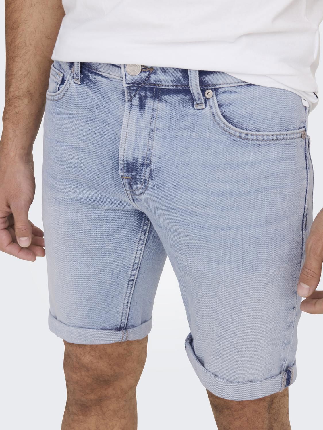 Onsply Lb 5189 Tai Dnm Shorts Noos Light Blue Denim