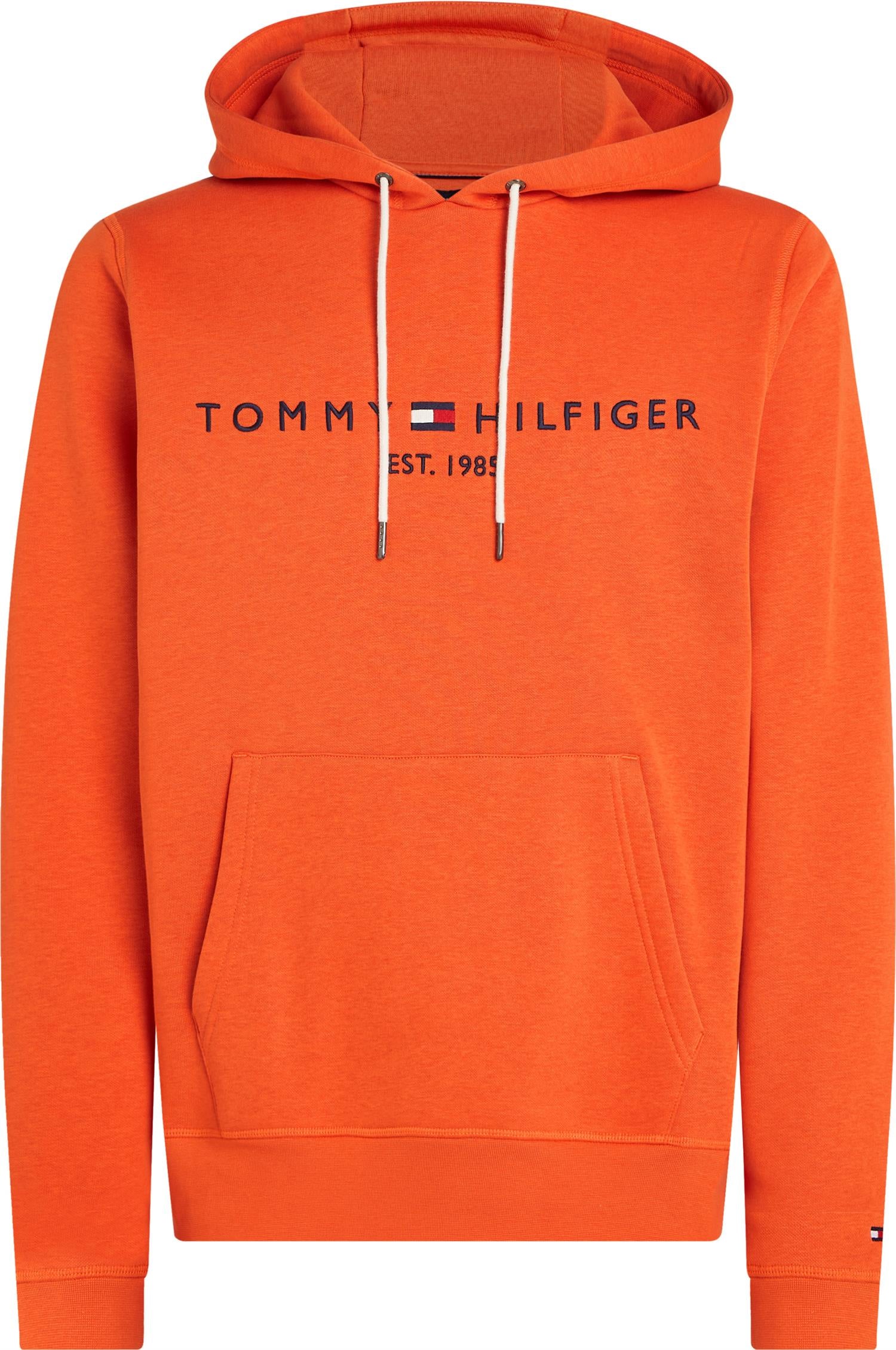 TOMMY LOGO HOODY Brilliant Orange