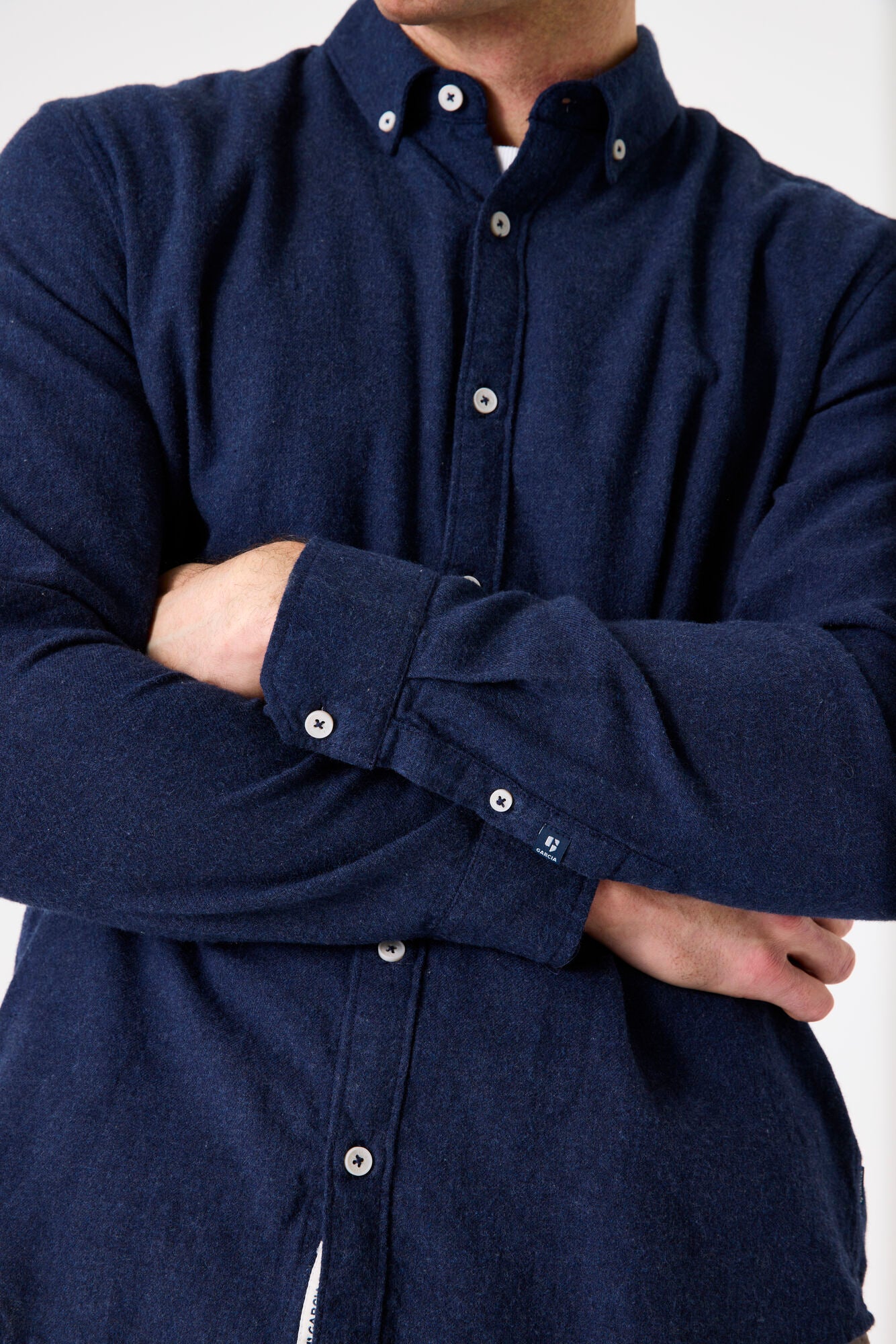 K51284 men´shirt LS Deep Ink