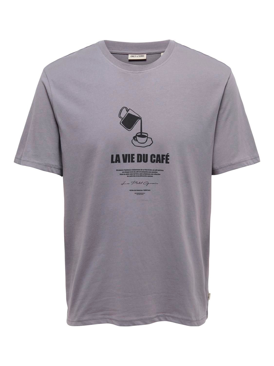 Onsmass Parisien Reg Ss Tee Vd Shark Cafe