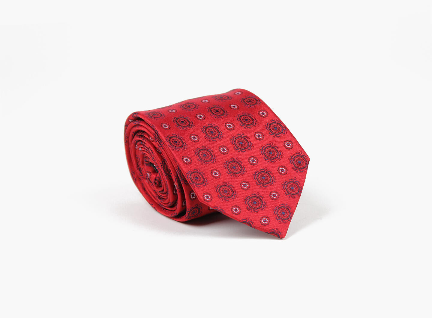 Manzini 100% silke Slips 7,6 cm Red