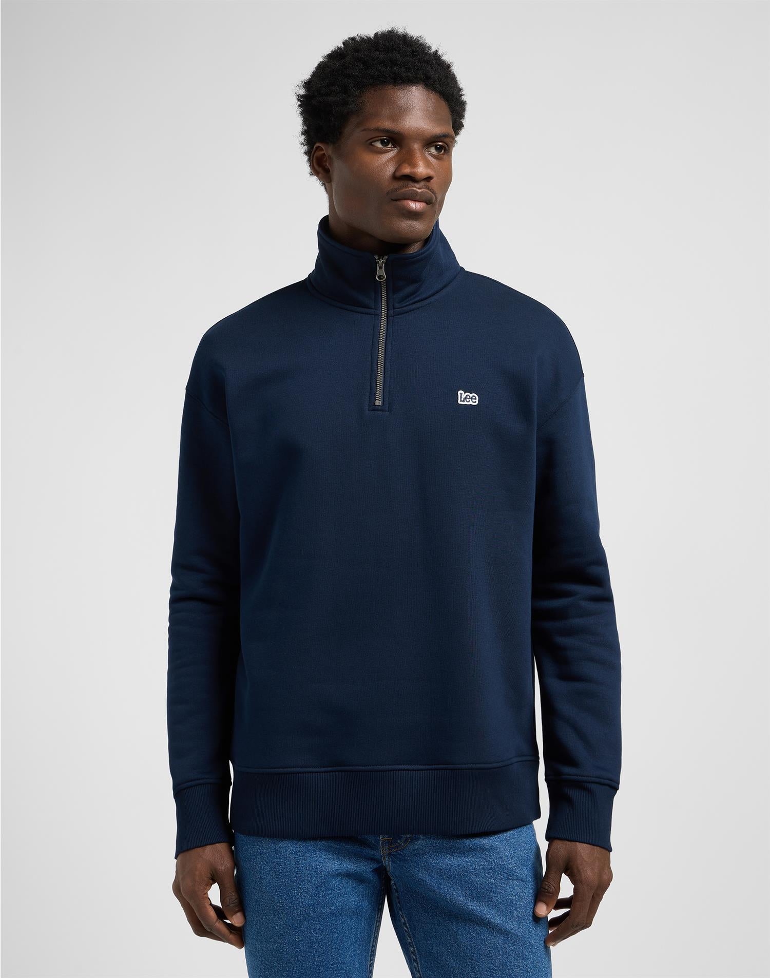 Half zip ses rivet navy Rivet Navy