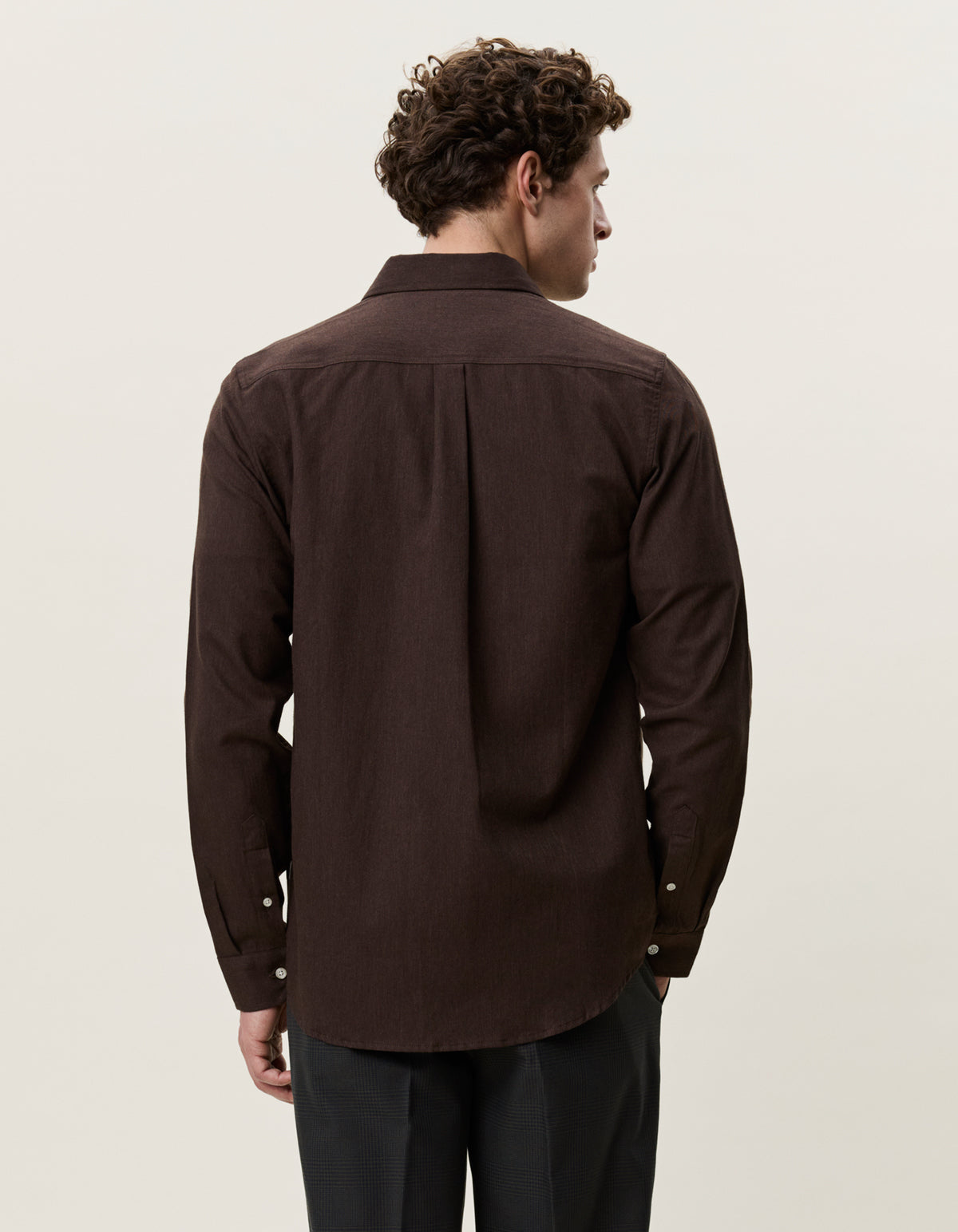Soft Flannel Shirt Delicioso Brown