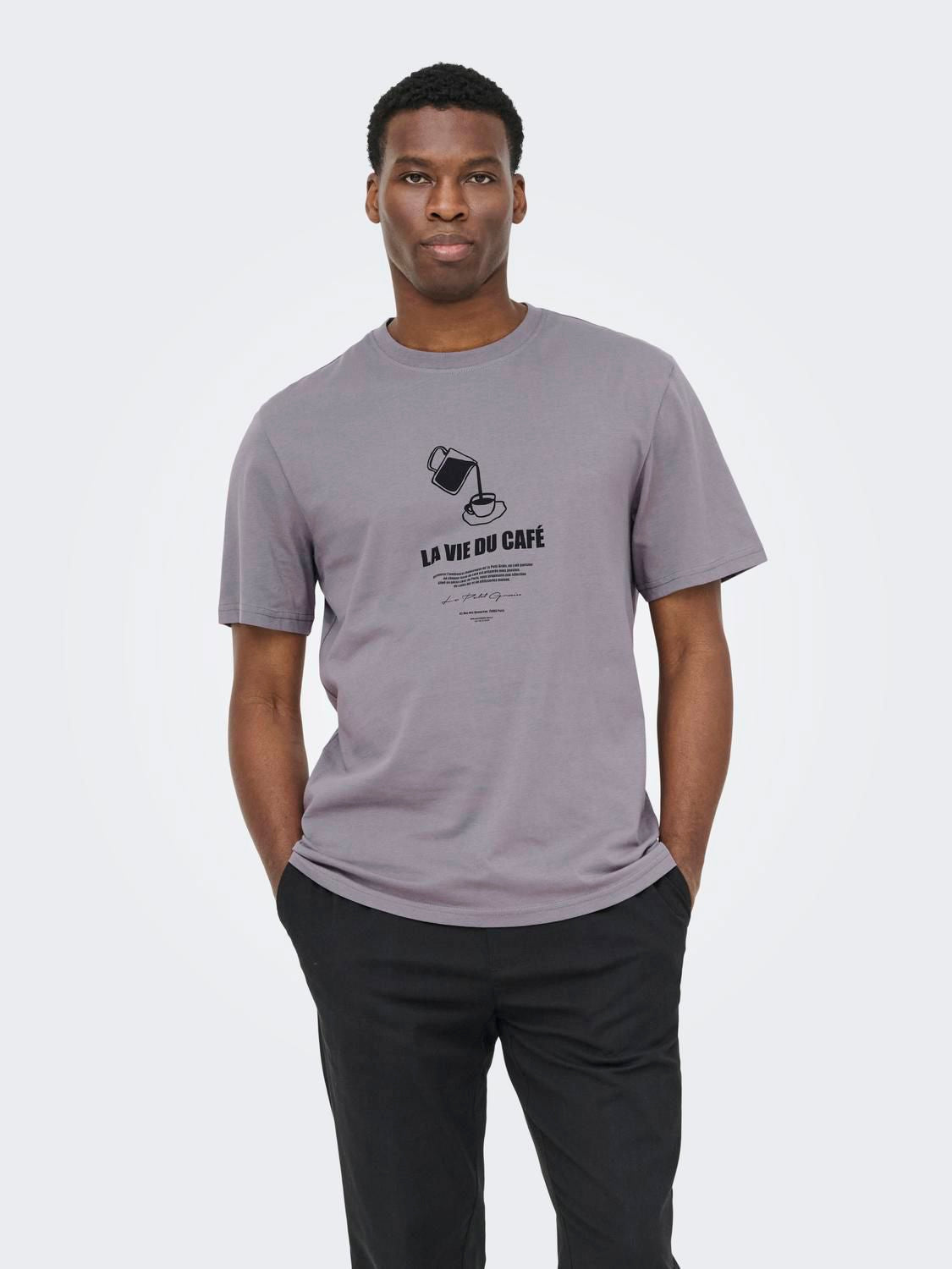 Onsmass Parisien Reg Ss Tee Vd Shark Cafe