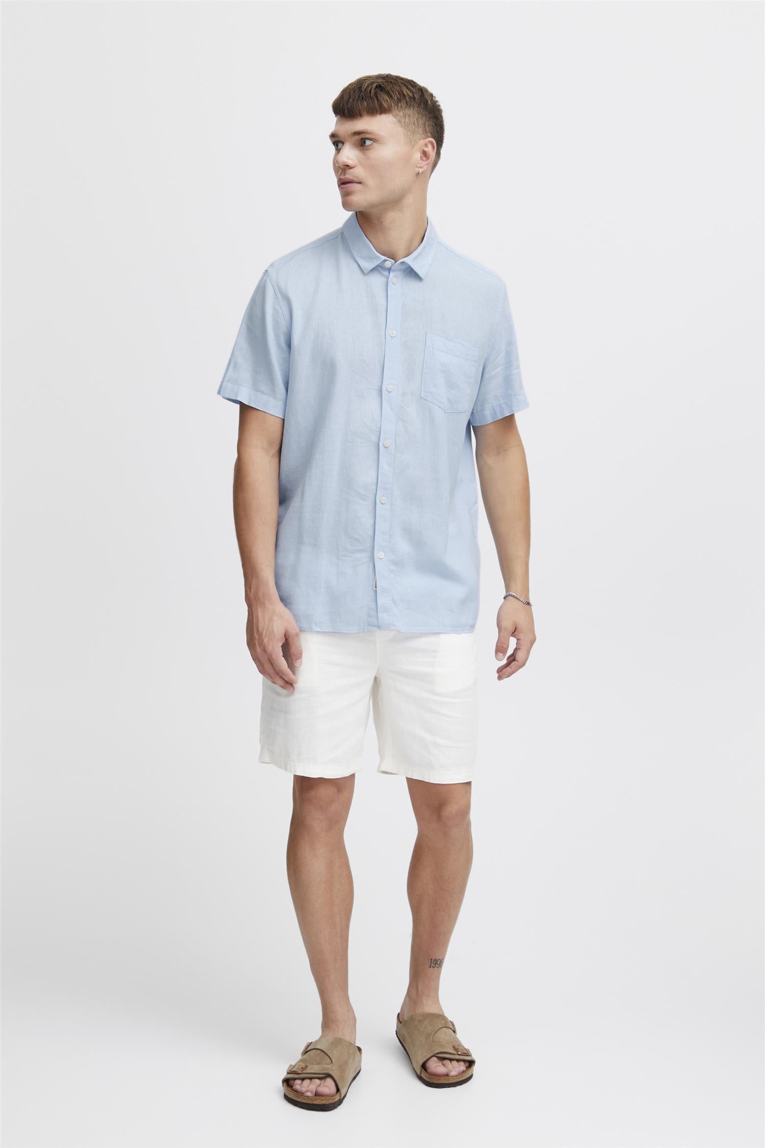 Sdallan Ss Sh Chambray Blue