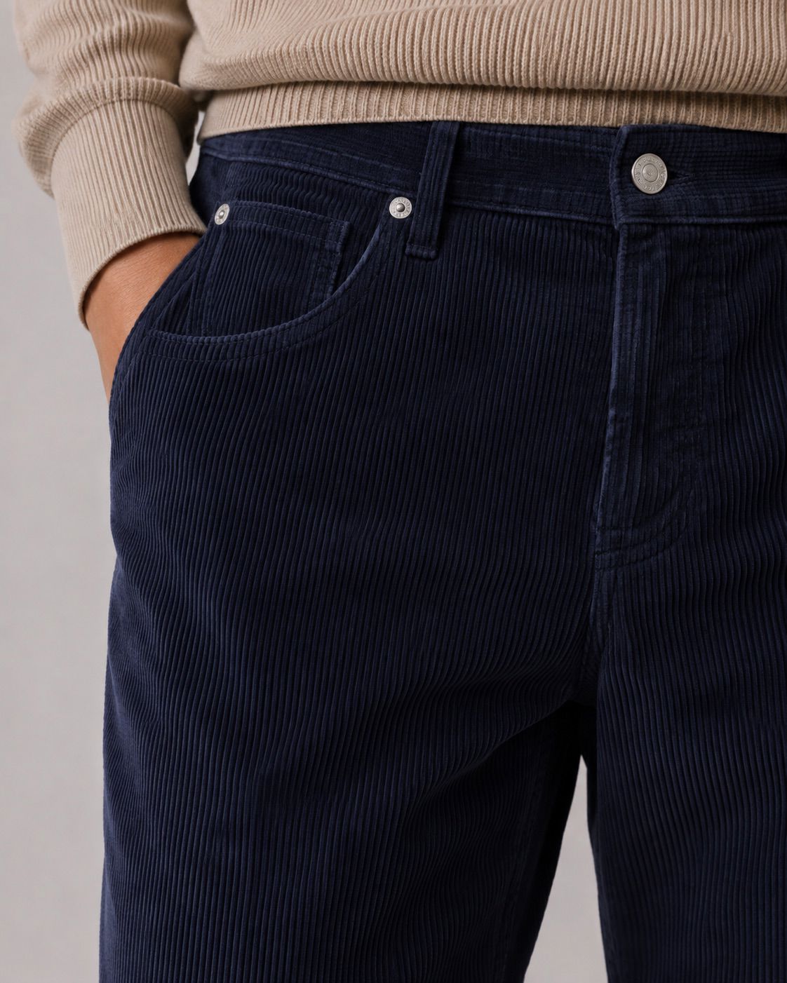 London Corduroy Pants Navy
