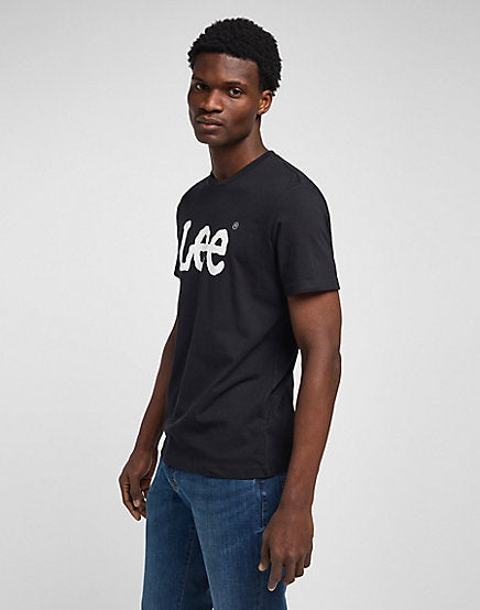 WOBBLY LOGO TEE Black