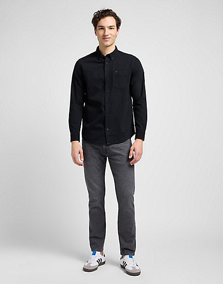 LEE BUTTON DOWN Black