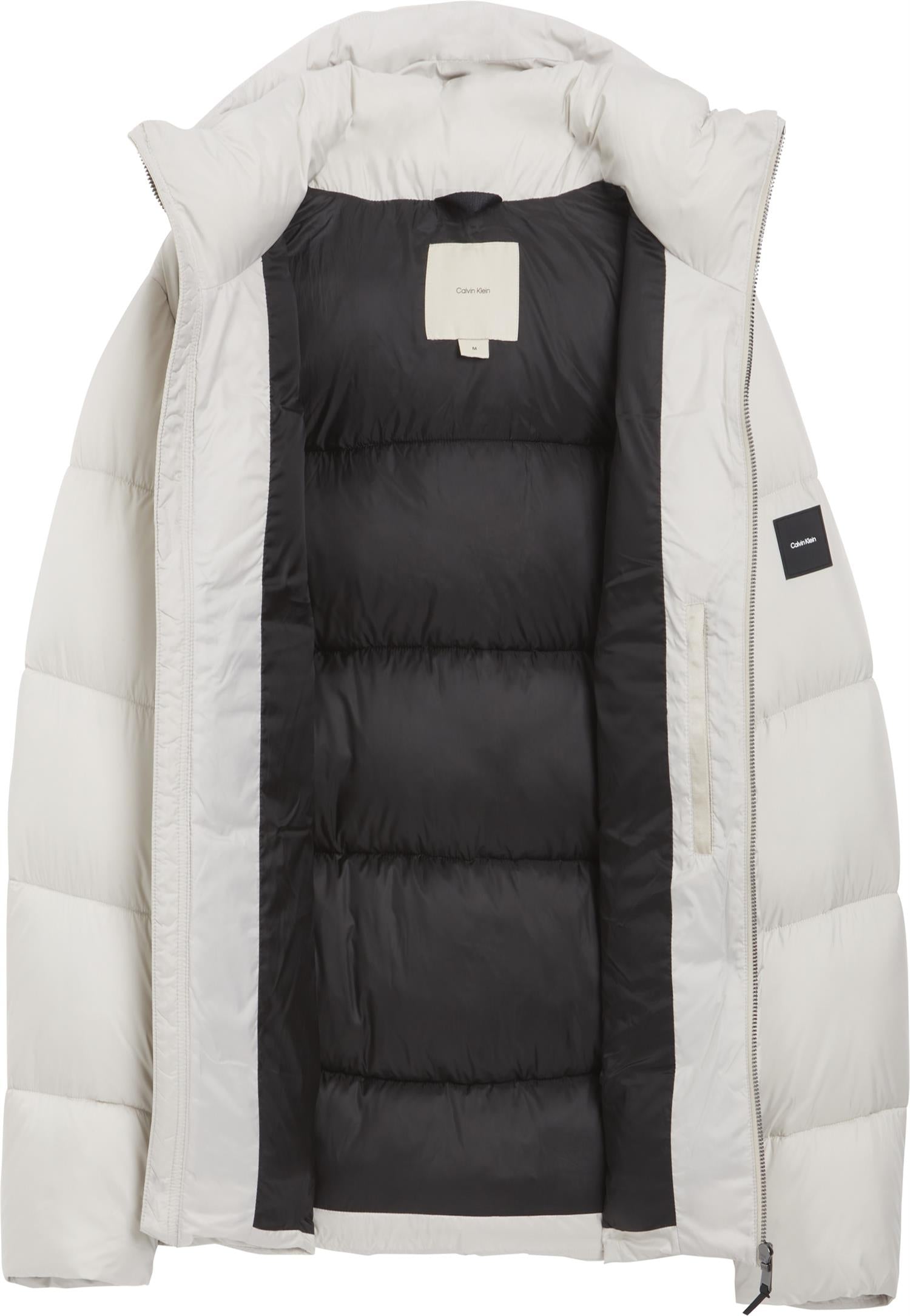 HOODED QUILT PUFFER MW Stony Beige