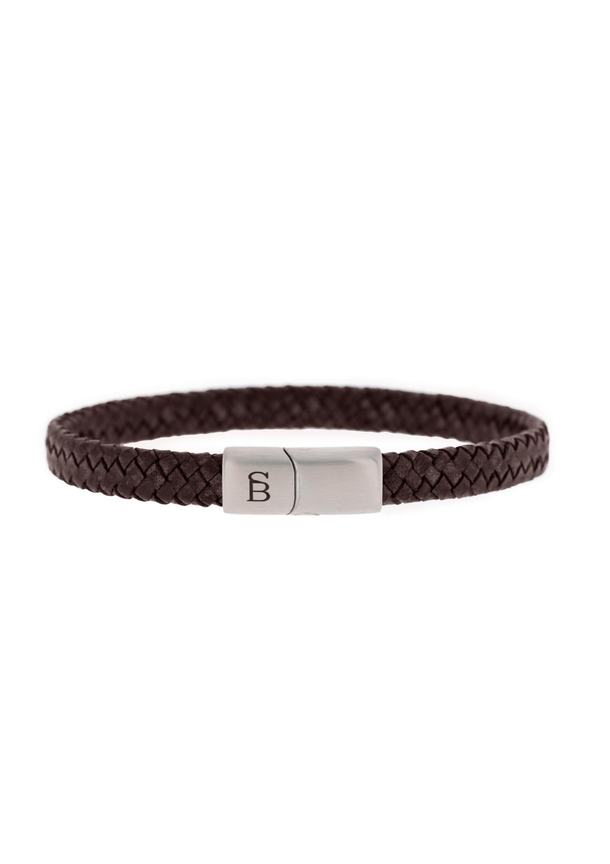 Leather Bracelet Riley Vintage Brown