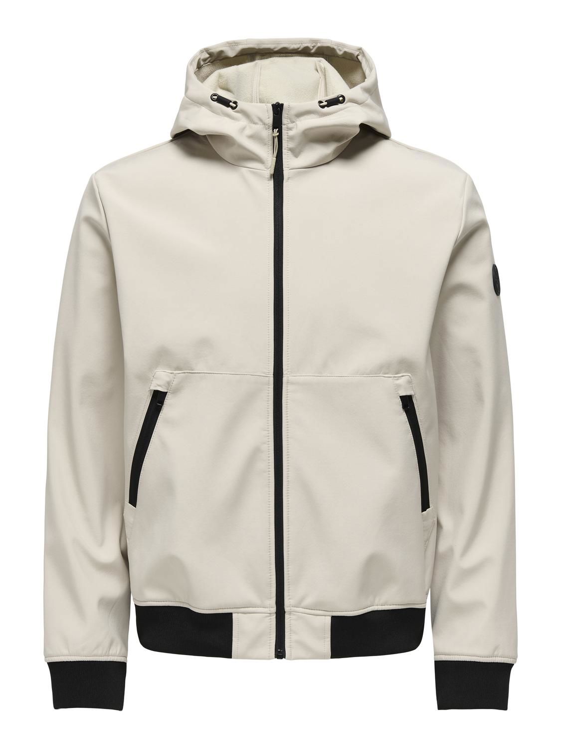 Onsbowie Softshell Bomber Noos Silver Lining