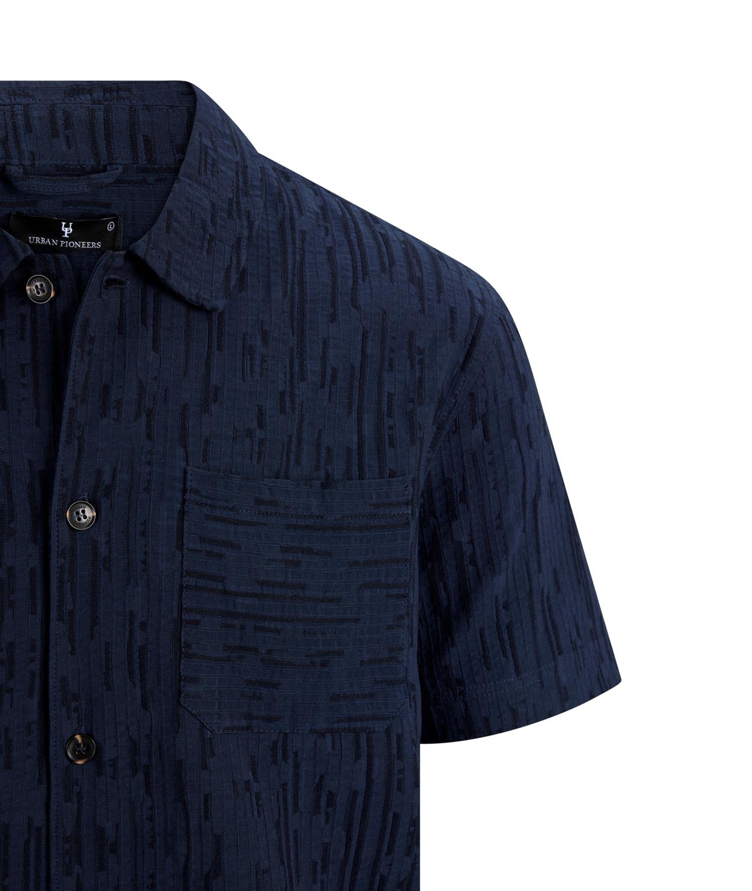Vito Ss Shirt Dark Navy