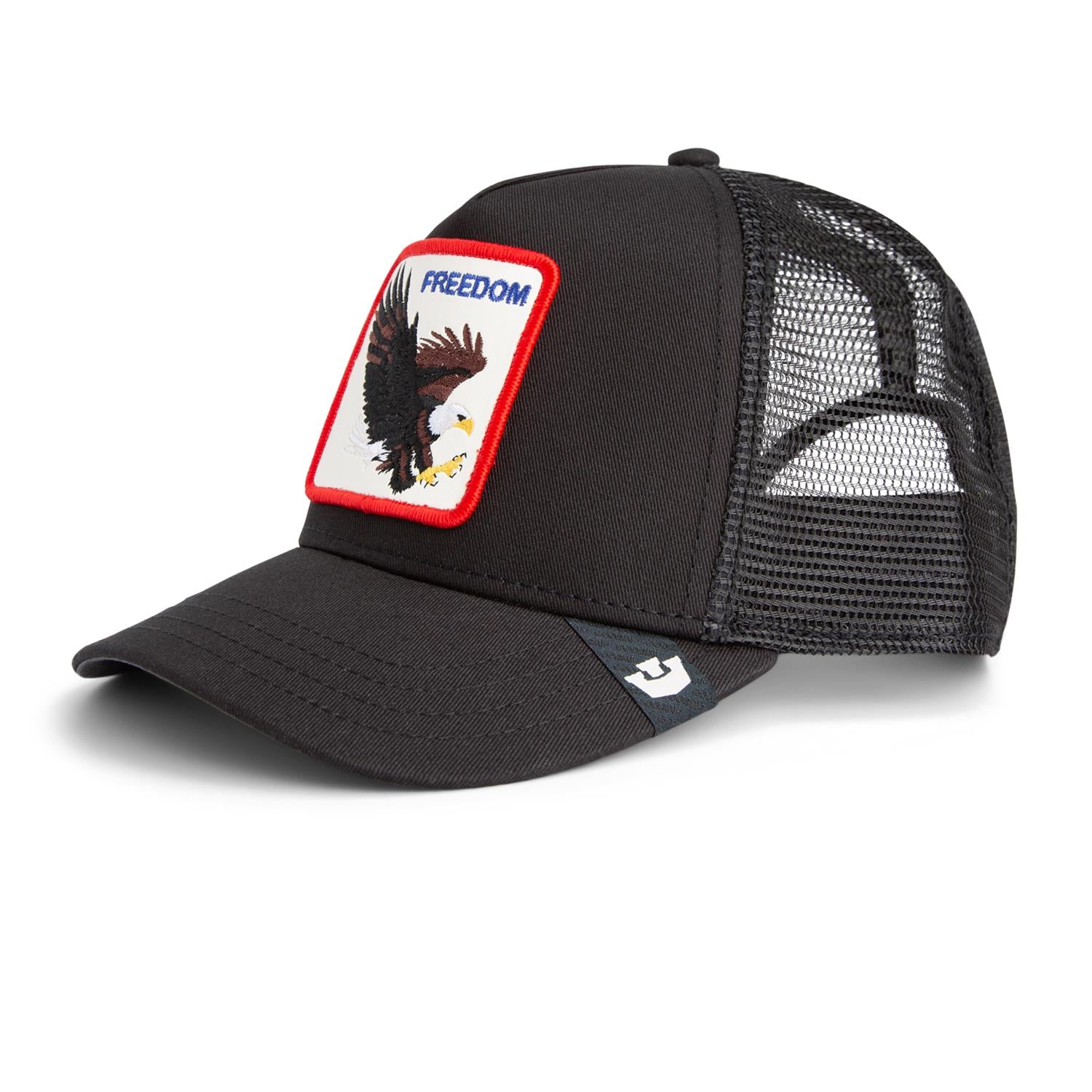 Freedom Eagle Trucker Black