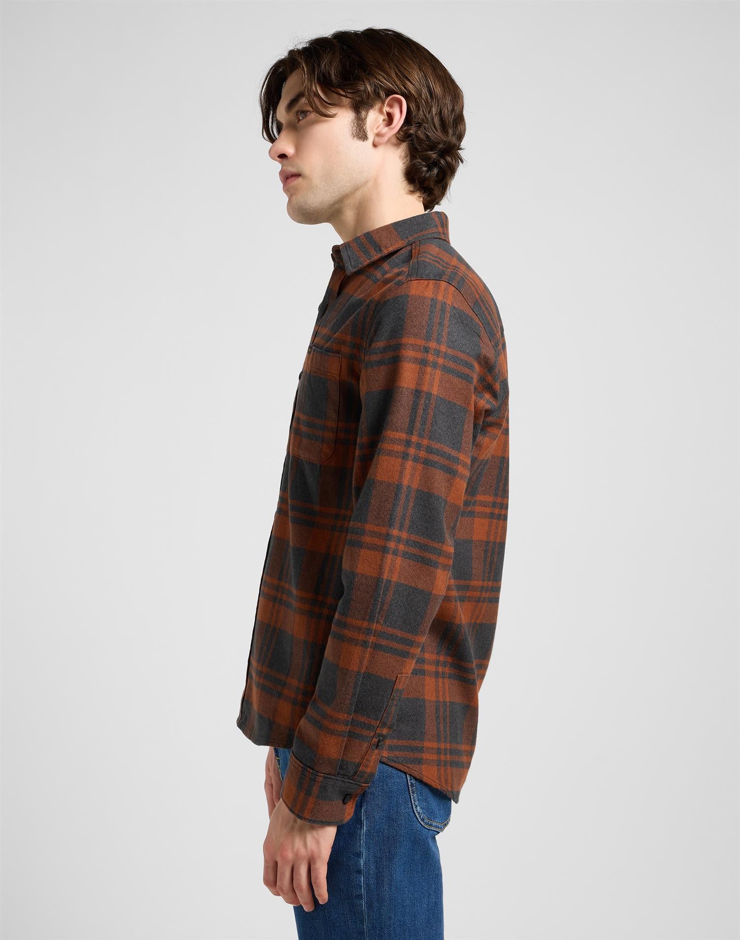 Leepatch shirt copper field Copper Field