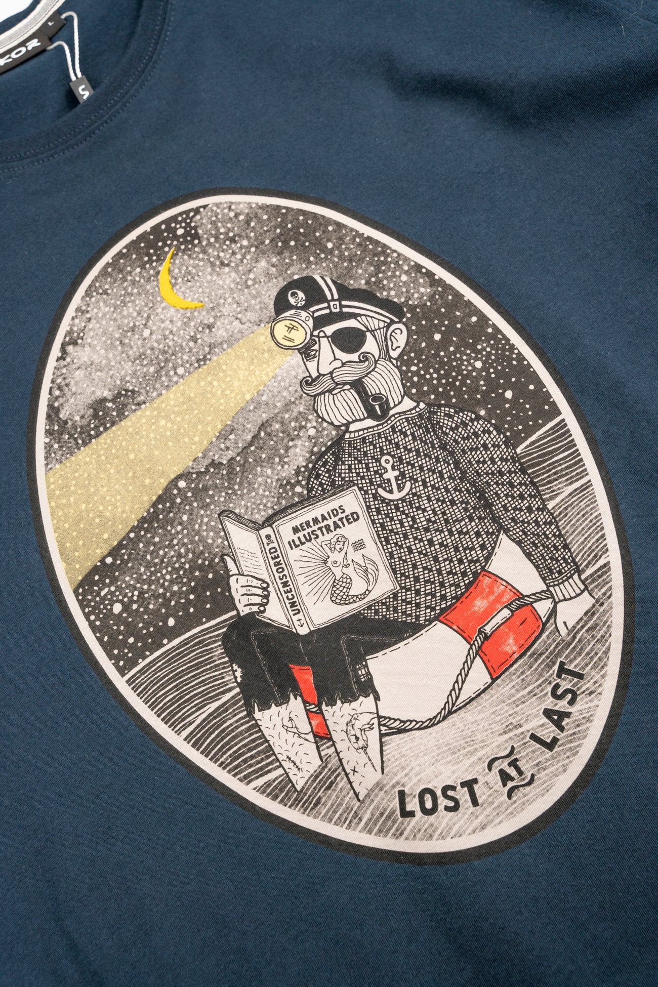 Lost at last T-shirt Blueberry