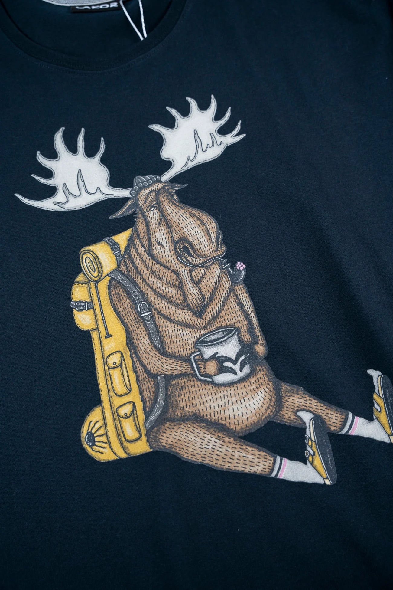 Snooze moose  T-Shirt Moonless Night