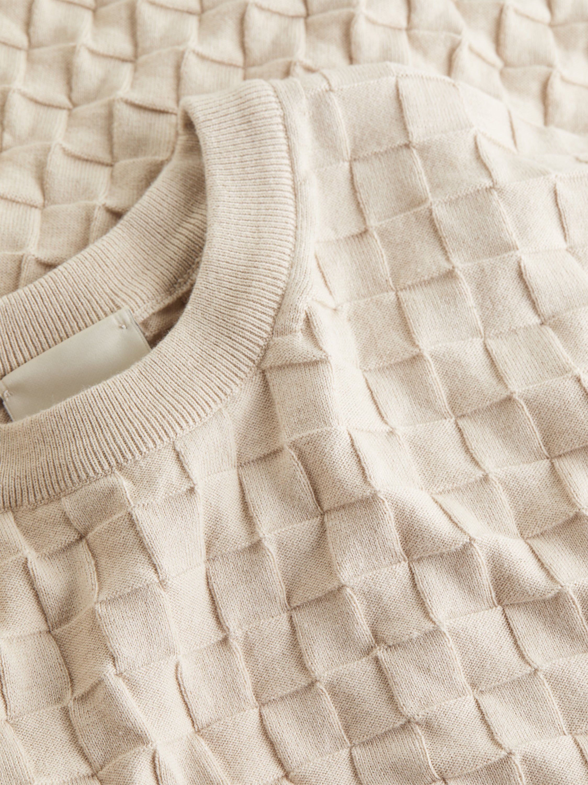 BASKET WEAVE COTTON-WOOL CN Stony Beige