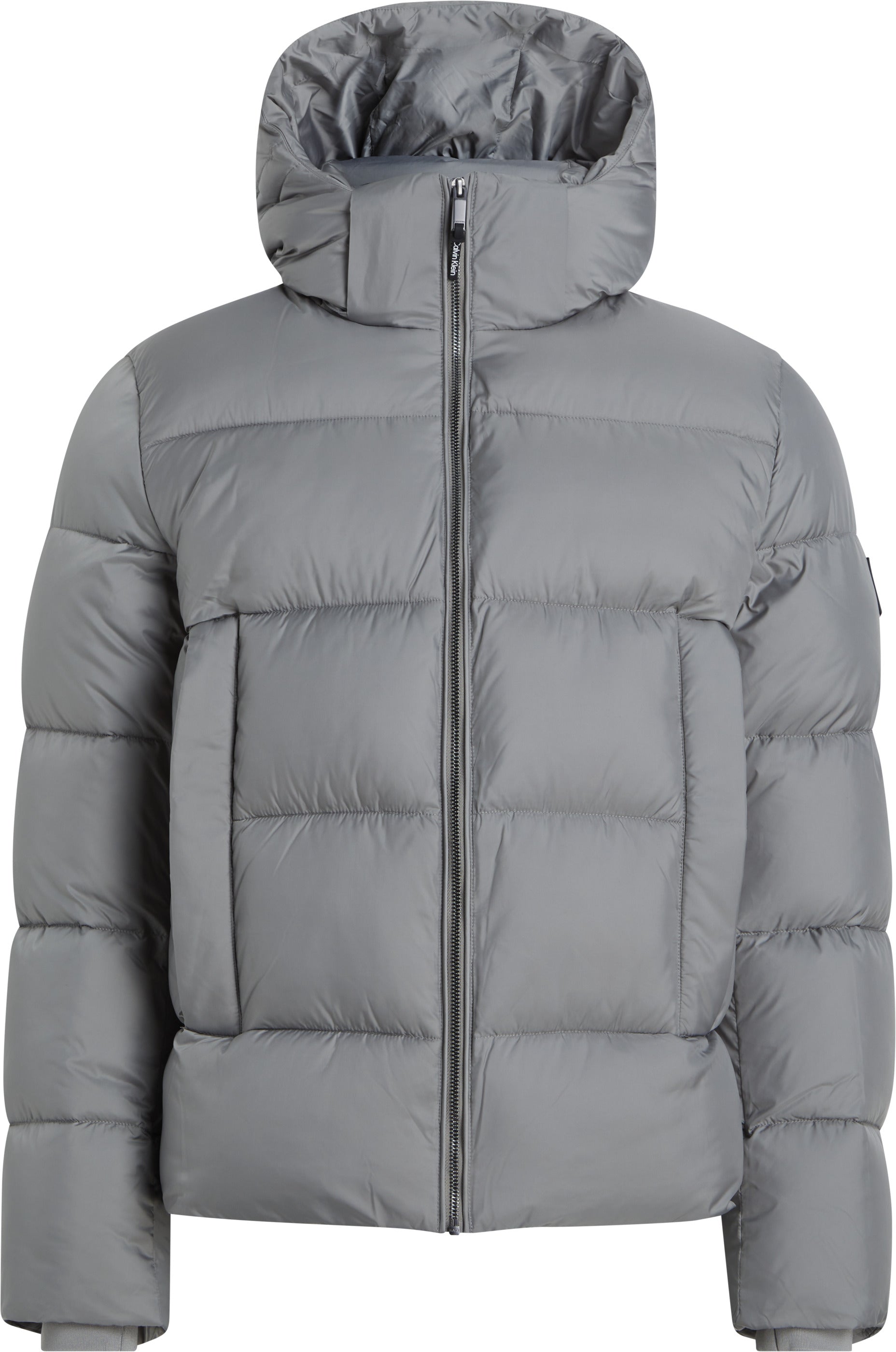 HOODED QUILT PUFFER MW Moon Mist