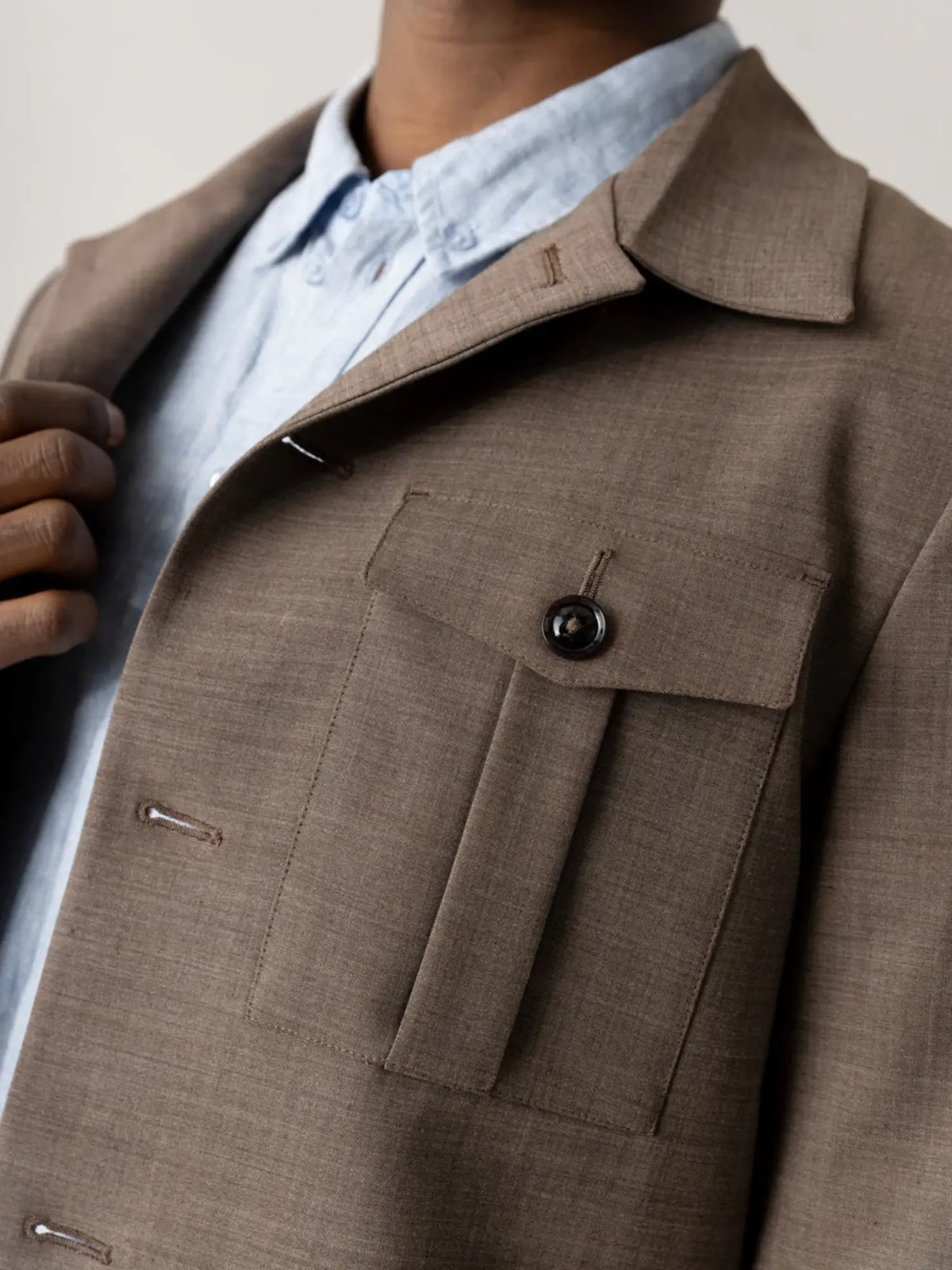 Mmgjacob Deflex Overshirt Chocolate Brown