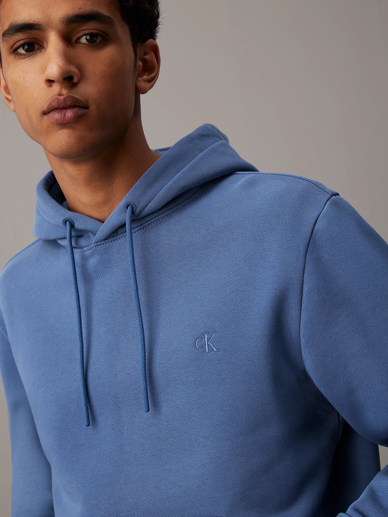 HEAVY TERRY HOODIE Blue Coast