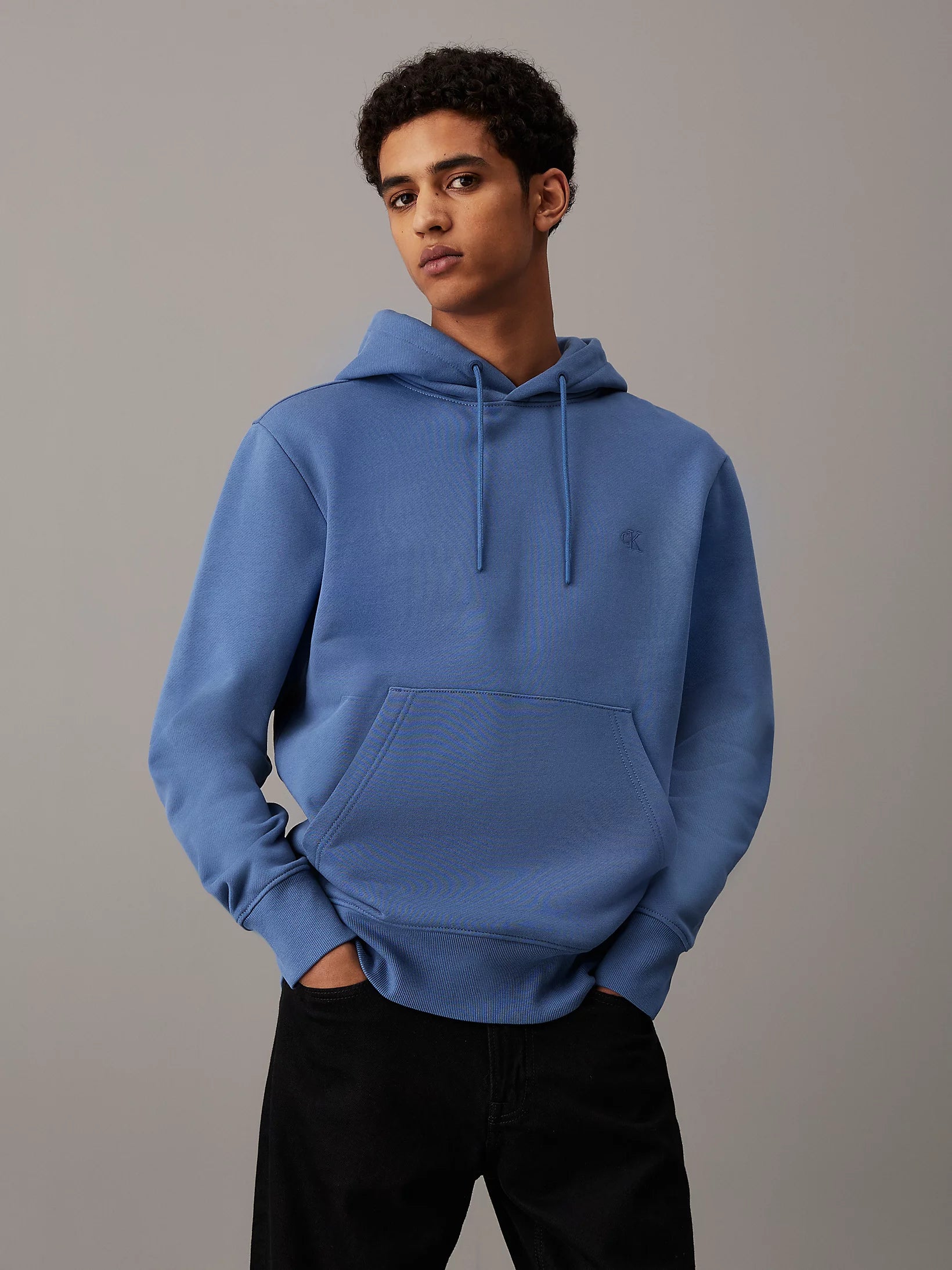 HEAVY TERRY HOODIE Blue Coast