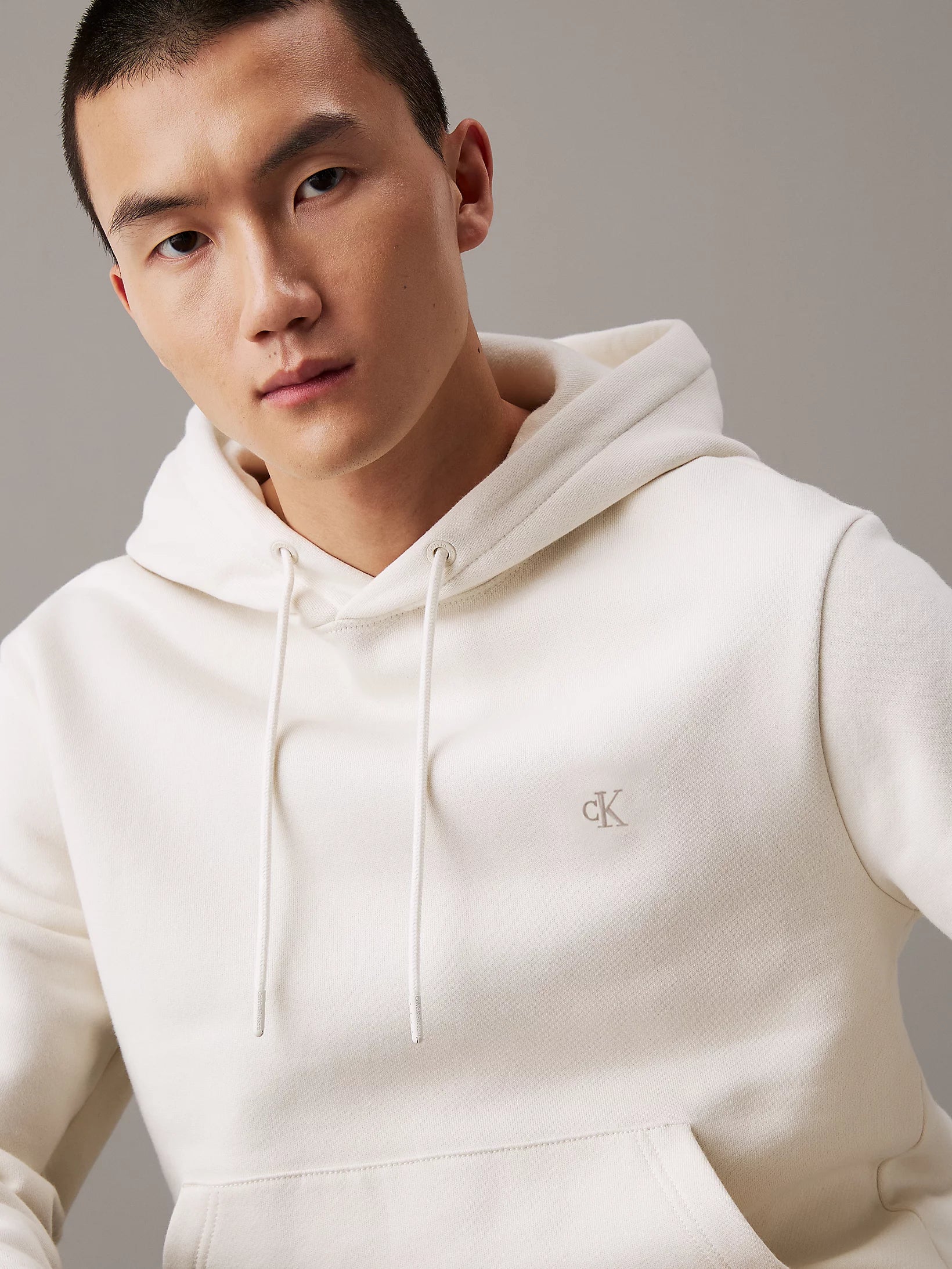 HEAVY TERRY HOODIE Ivory