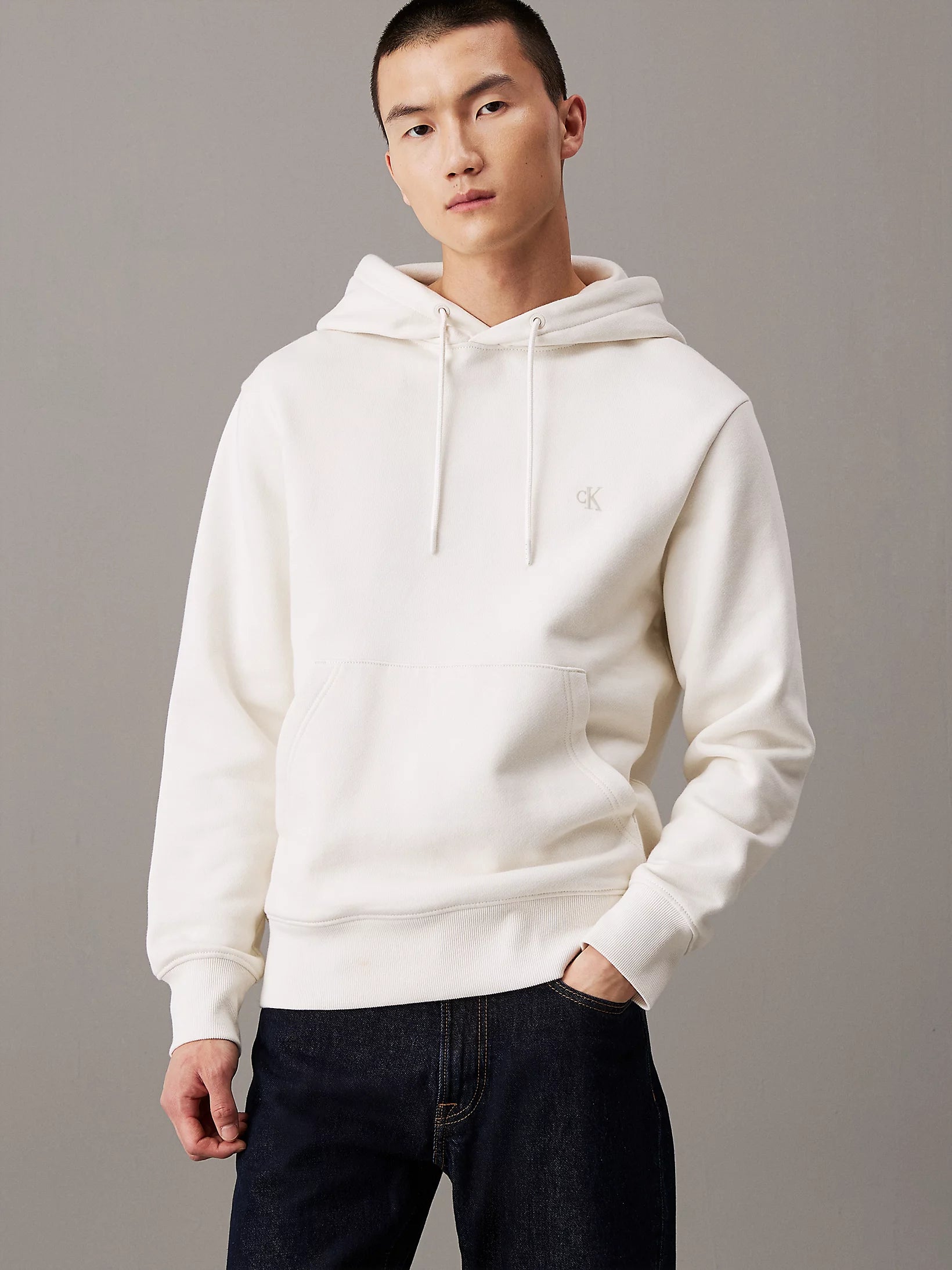 HEAVY TERRY HOODIE Ivory