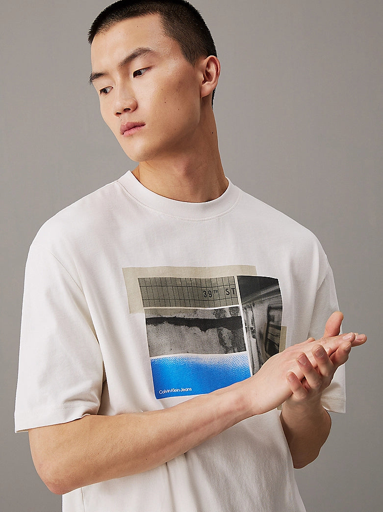 CITY POSTER STREET TEE Ivory