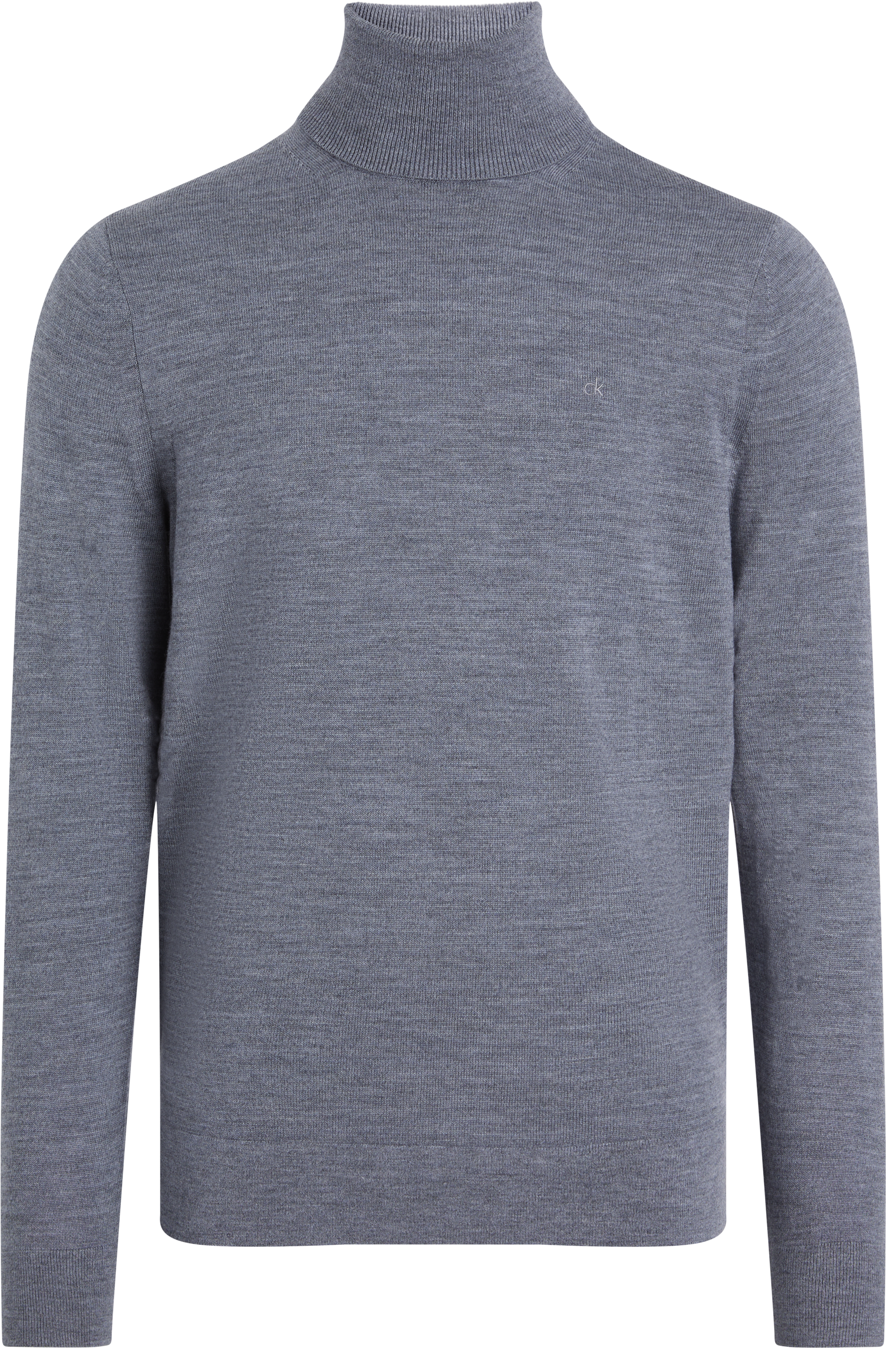 MERINO TURTLE NECK Mid Grey Heather