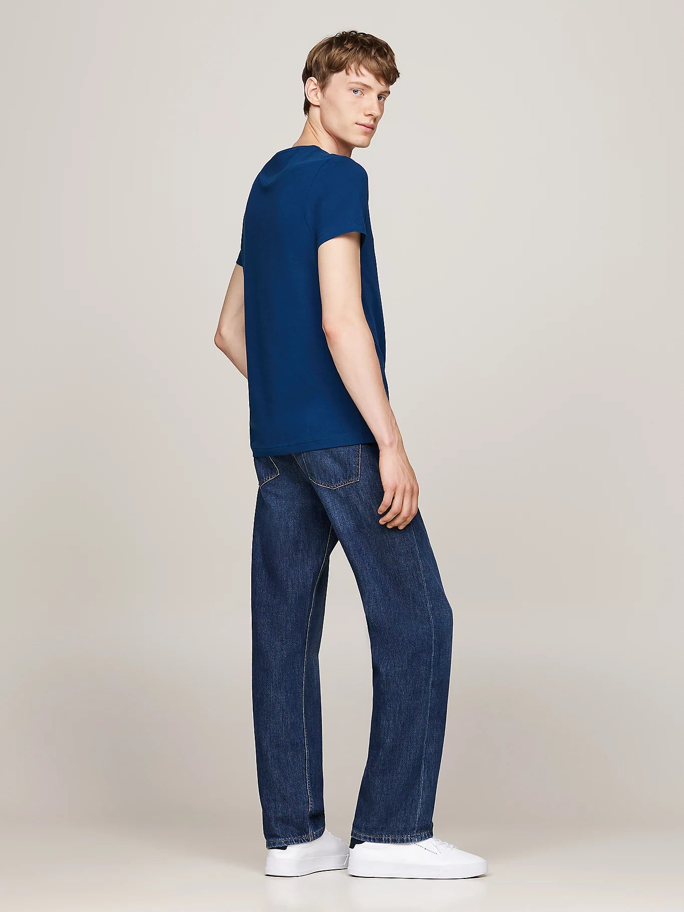 STRETCH SLIM FIT TEE Deep Indigo