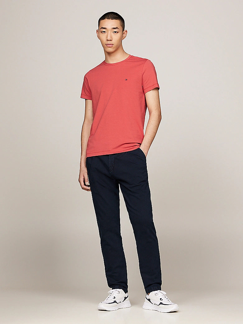 STRETCH SLIM FIT TEE Terra Red