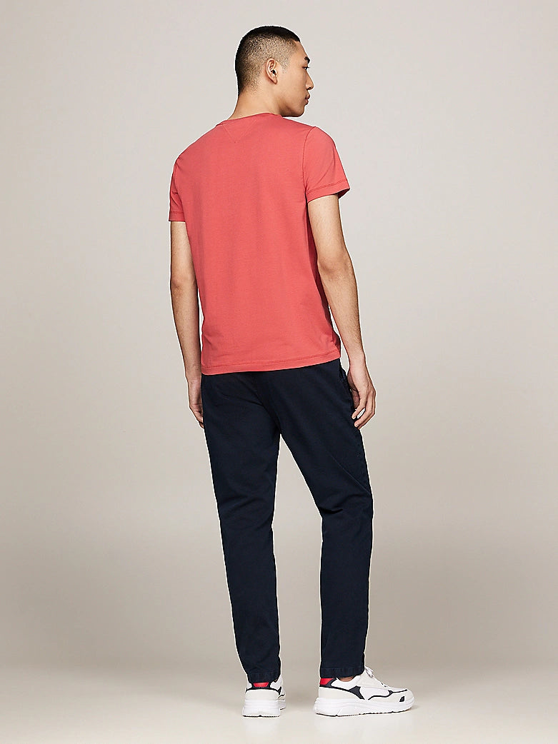 STRETCH SLIM FIT TEE Terra Red