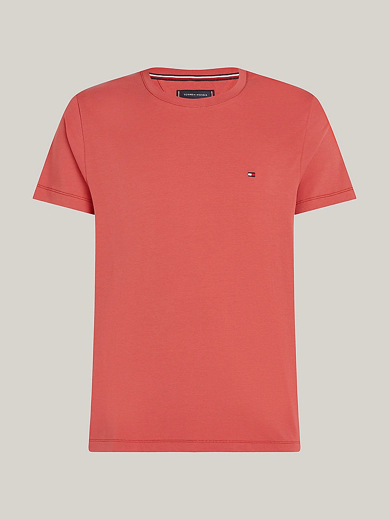 STRETCH SLIM FIT TEE Terra Red