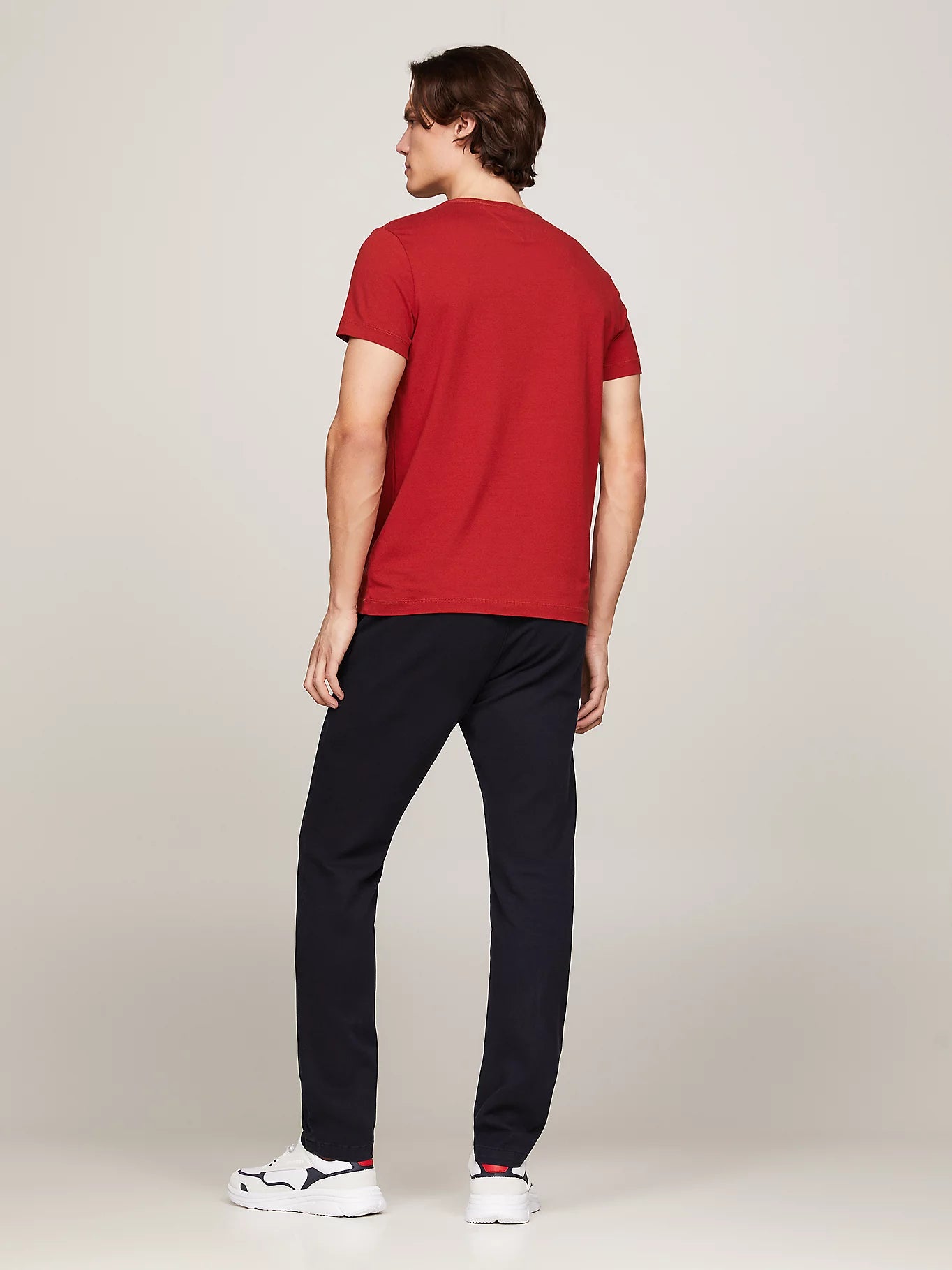 STRETCH SLIM FIT TEE Dark Magma