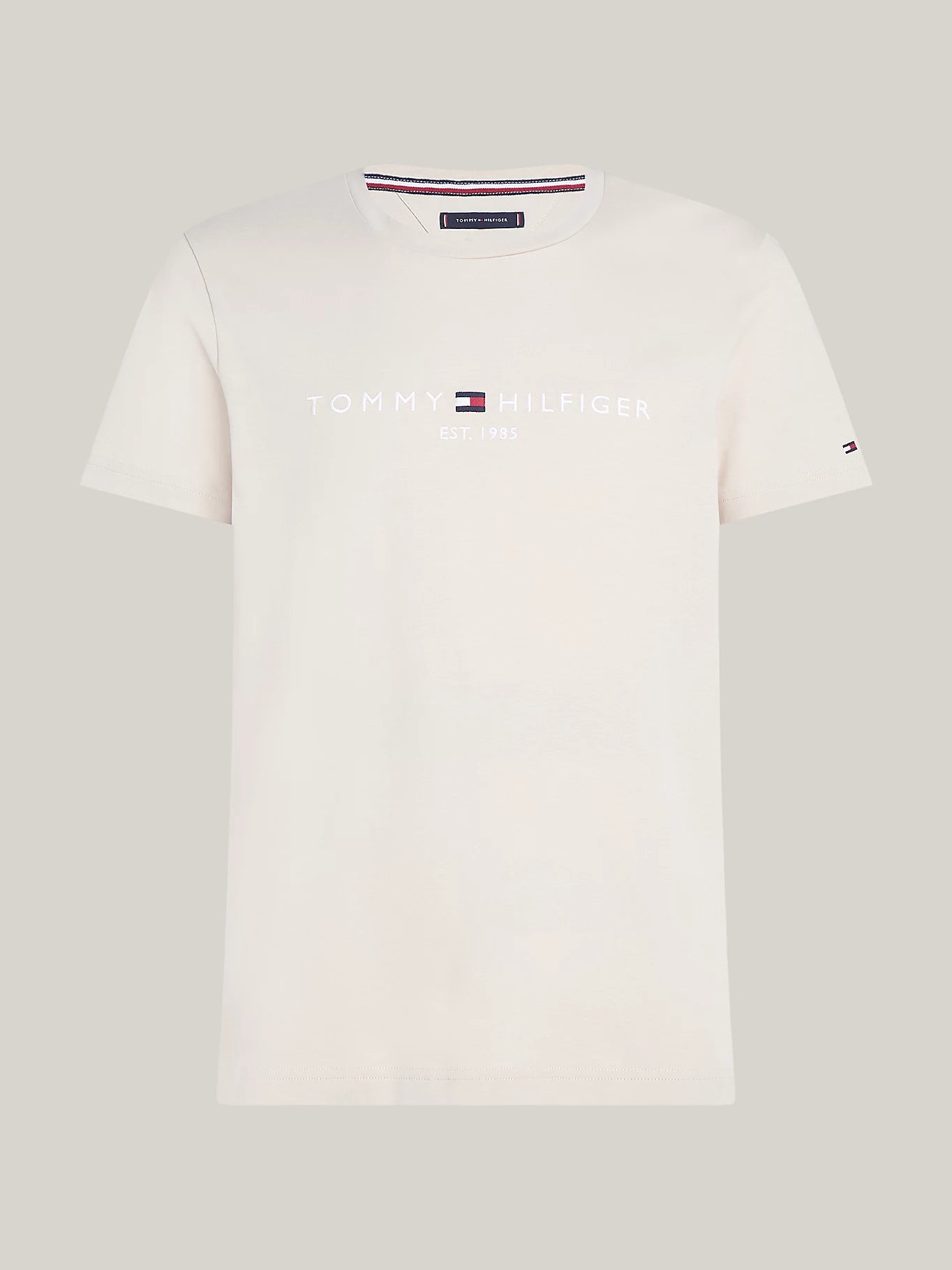 TOMMY LOGO TEE Classic Beige