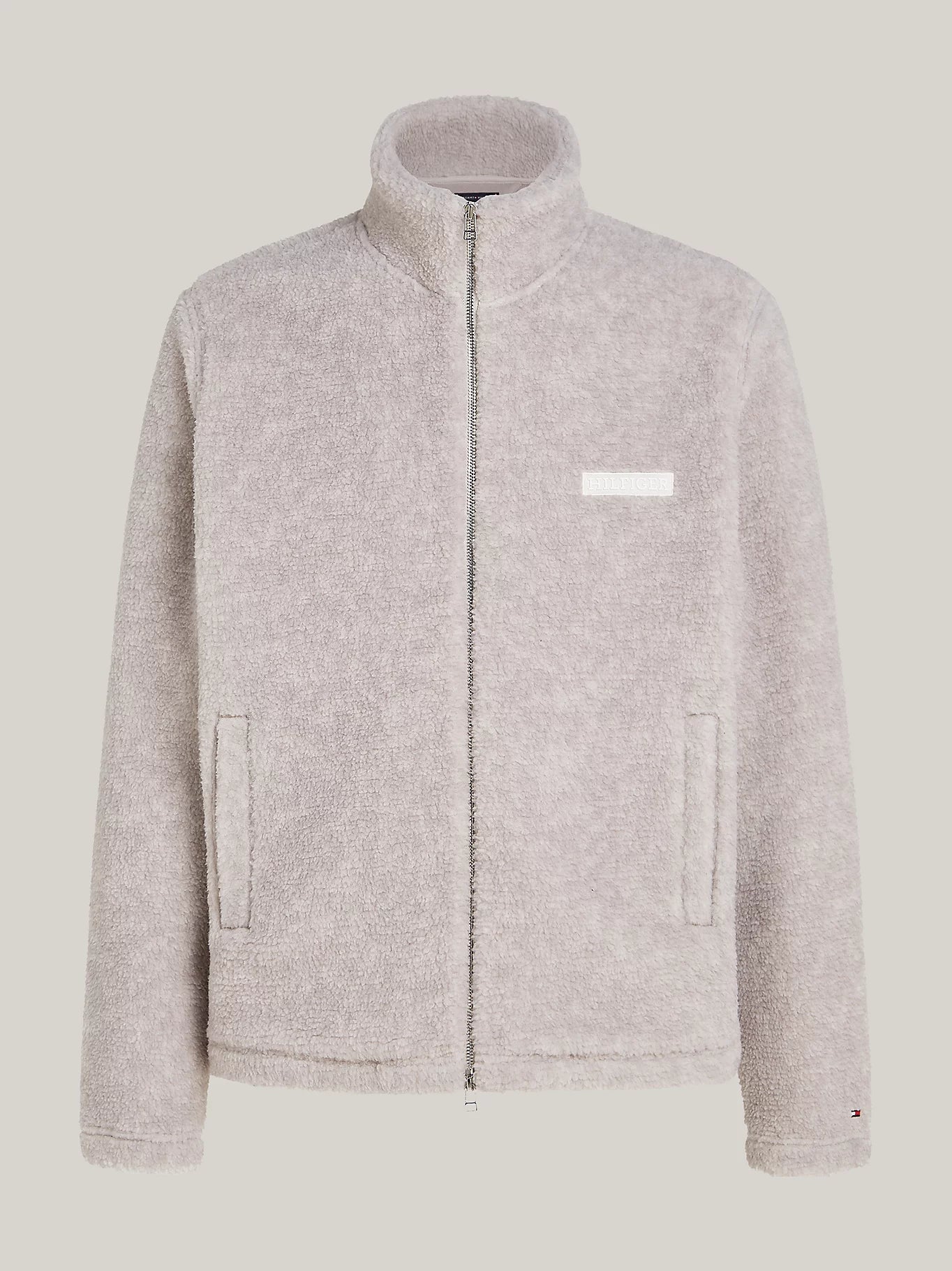 MONOTYPE TEXTURED FLEECE ZT Heathered Pebble