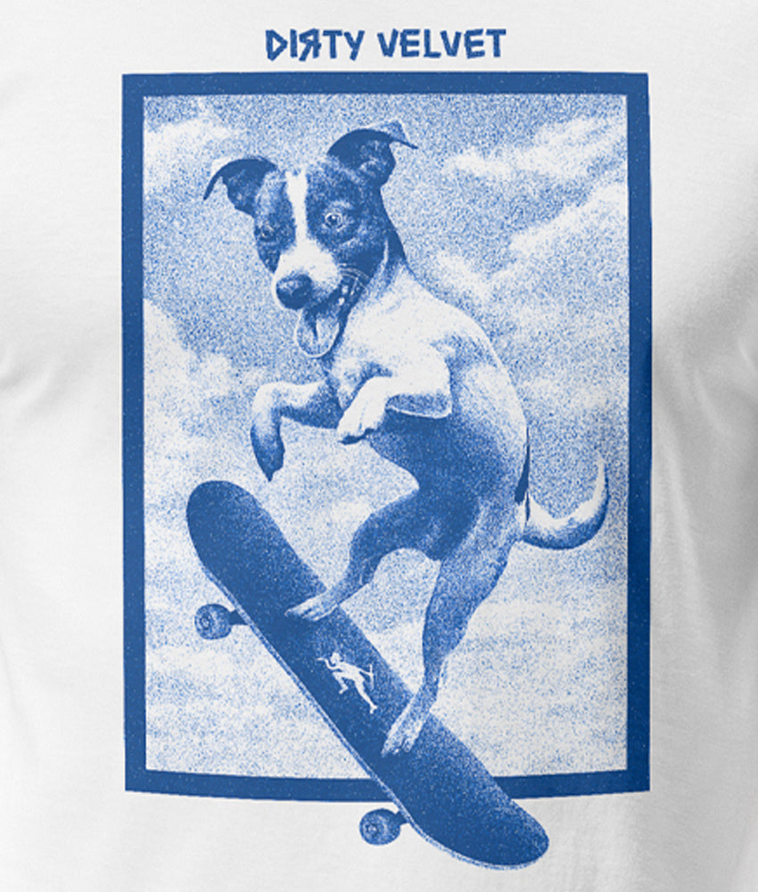 Skate Dog White