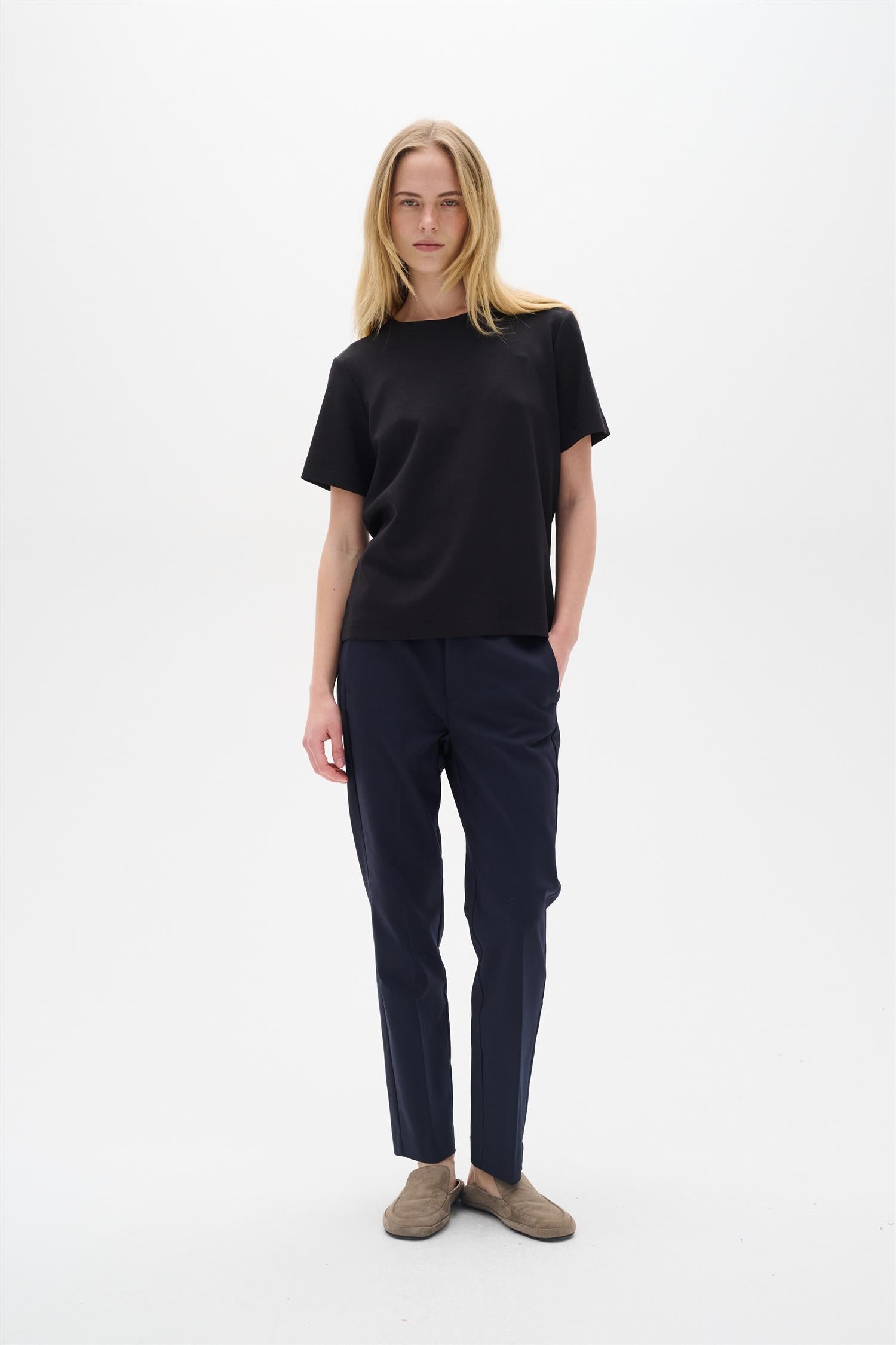 zellalw flat pant Blue