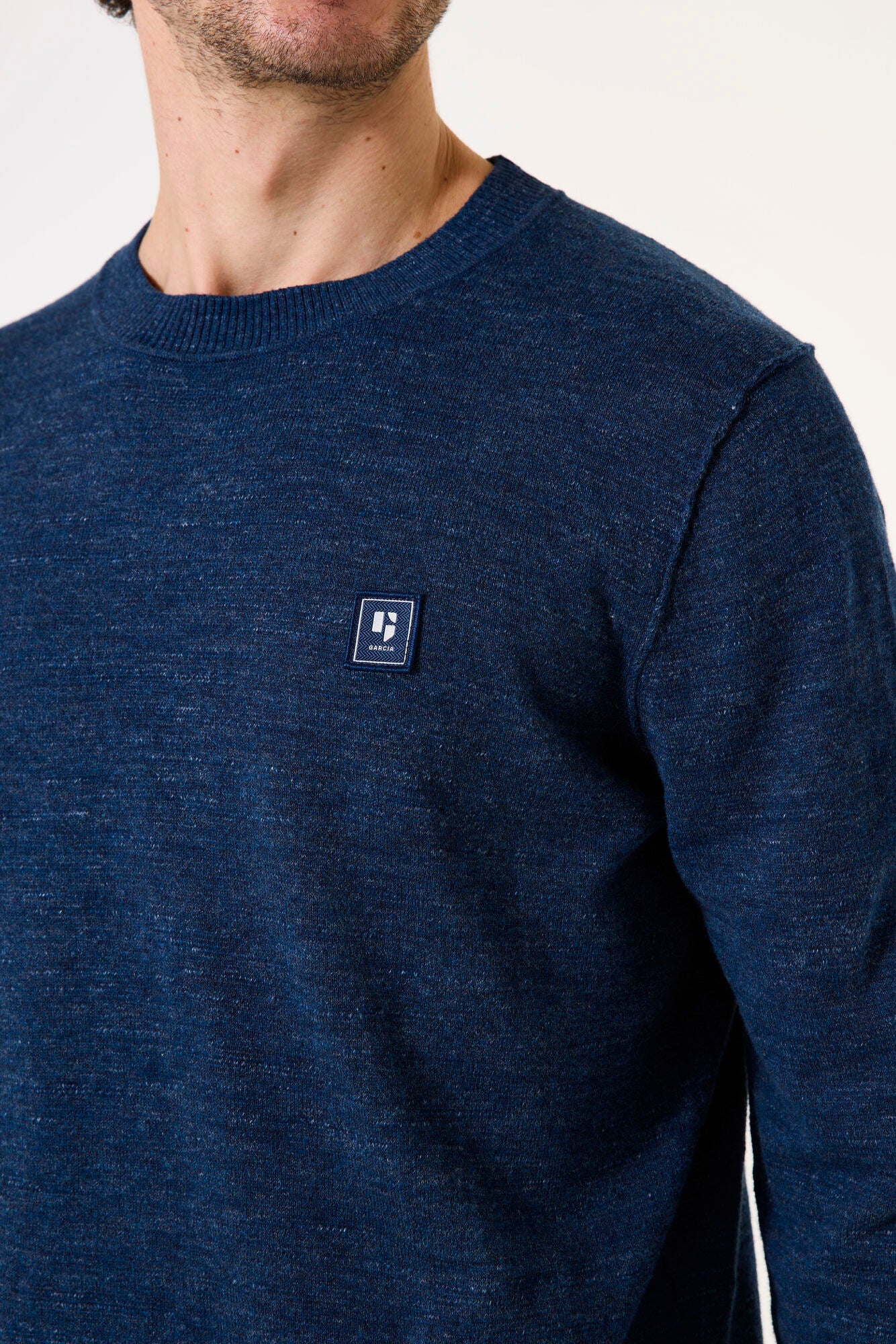 Z1194 menˋs pullover Deep Ink